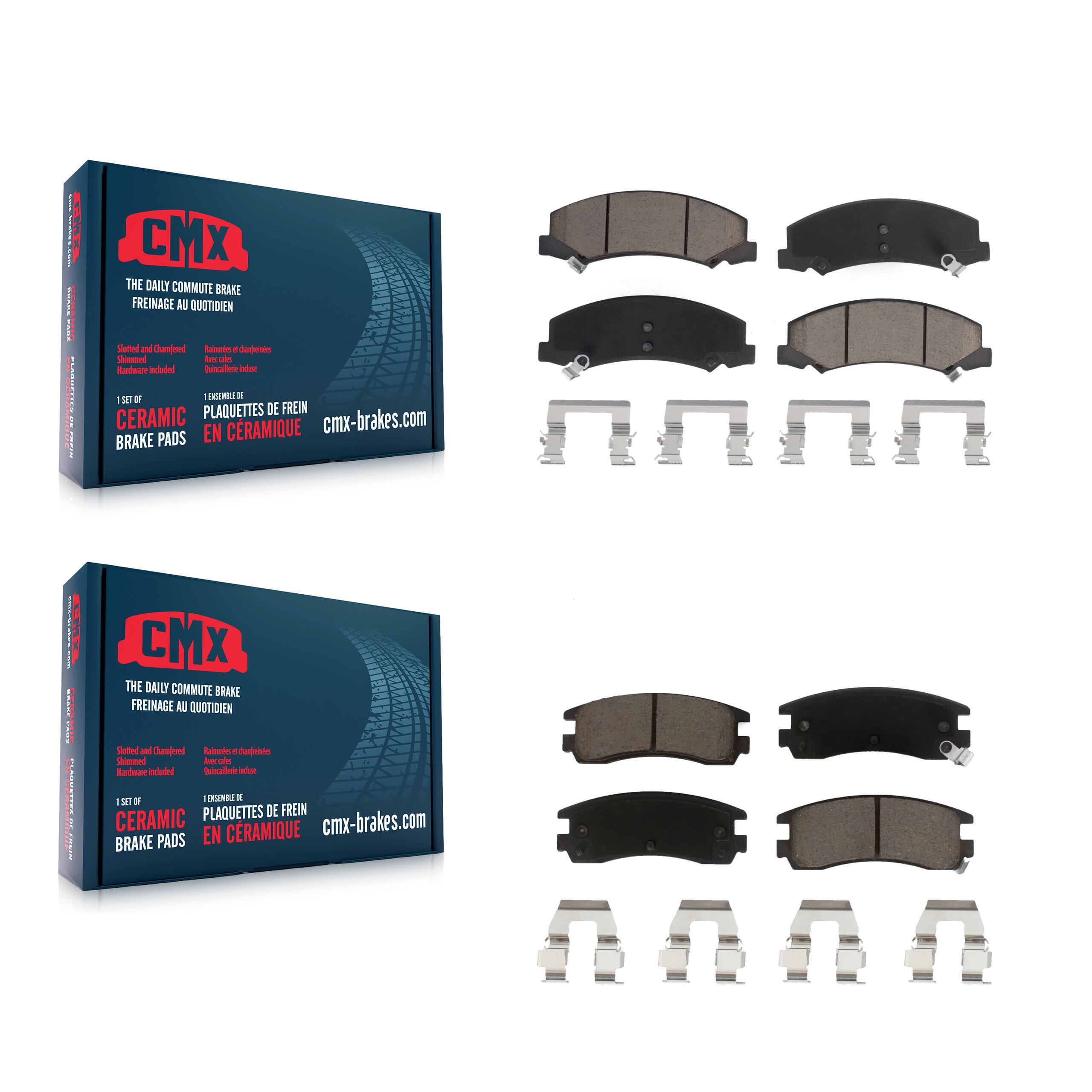 CMX - KCX-100017 - Front and Rear Disc Brake Pad Kits