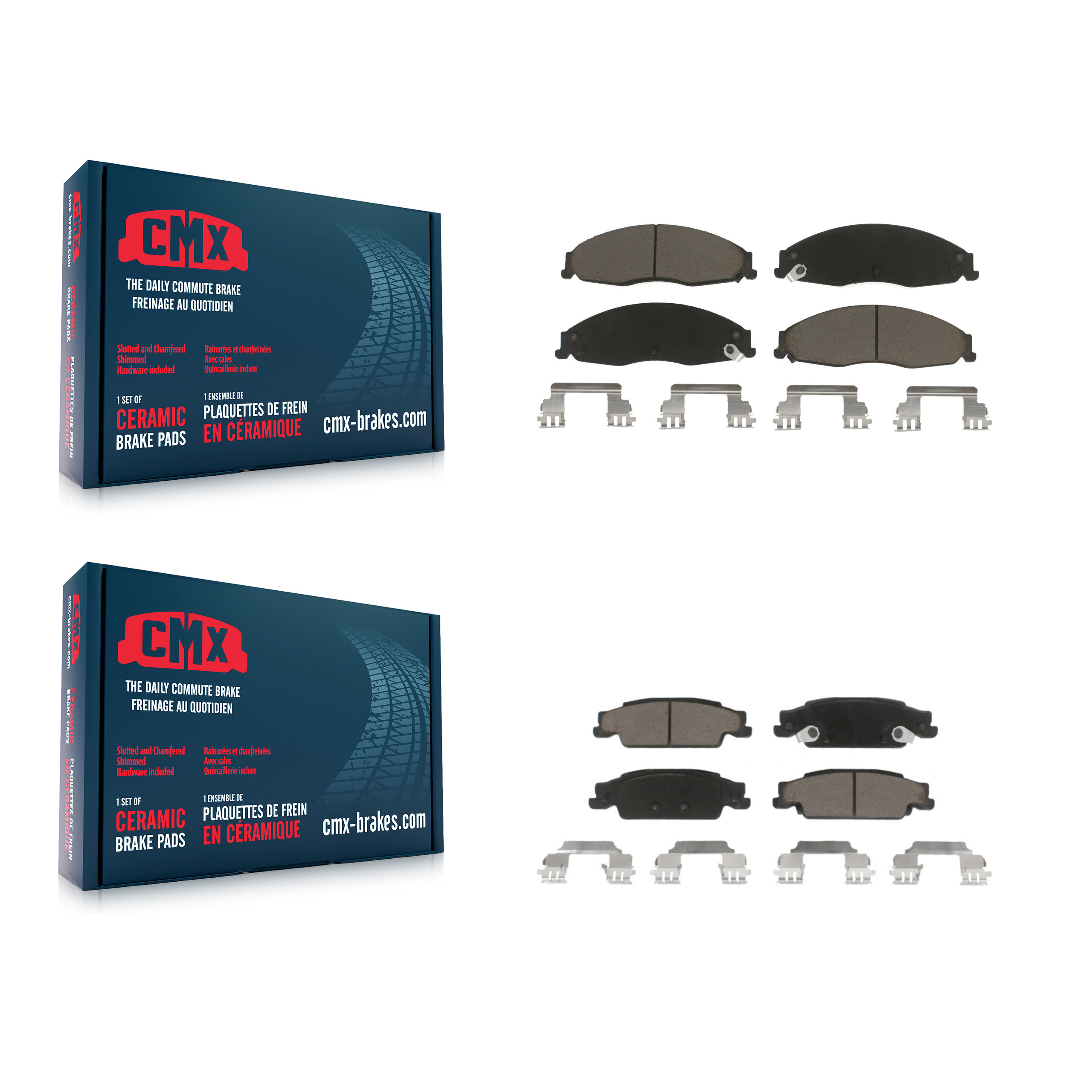 CMX - KCX-100018 - Front and Rear Disc Brake Pad Kits