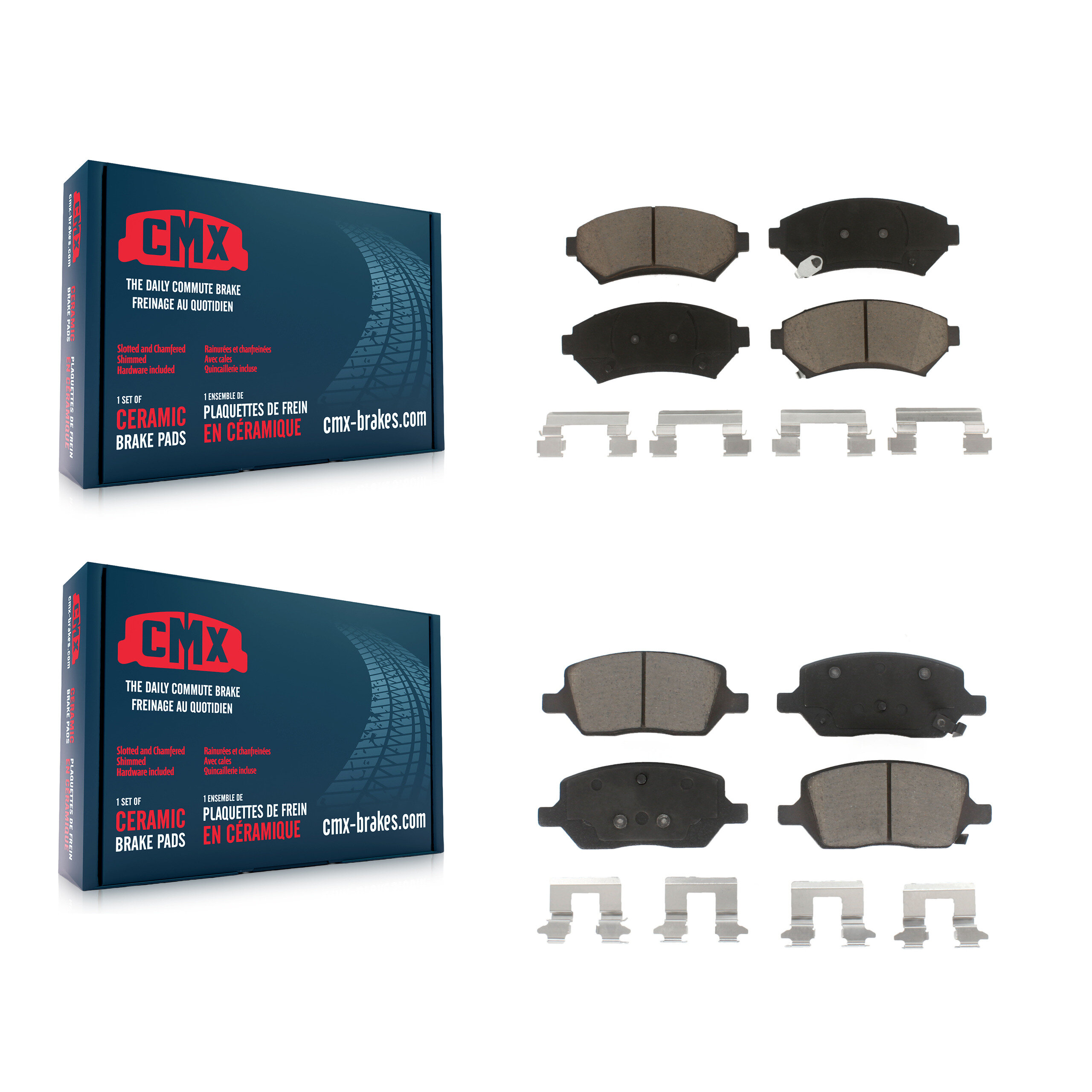 CMX - KCX-100019 - Front and Rear Disc Brake Pad Kits