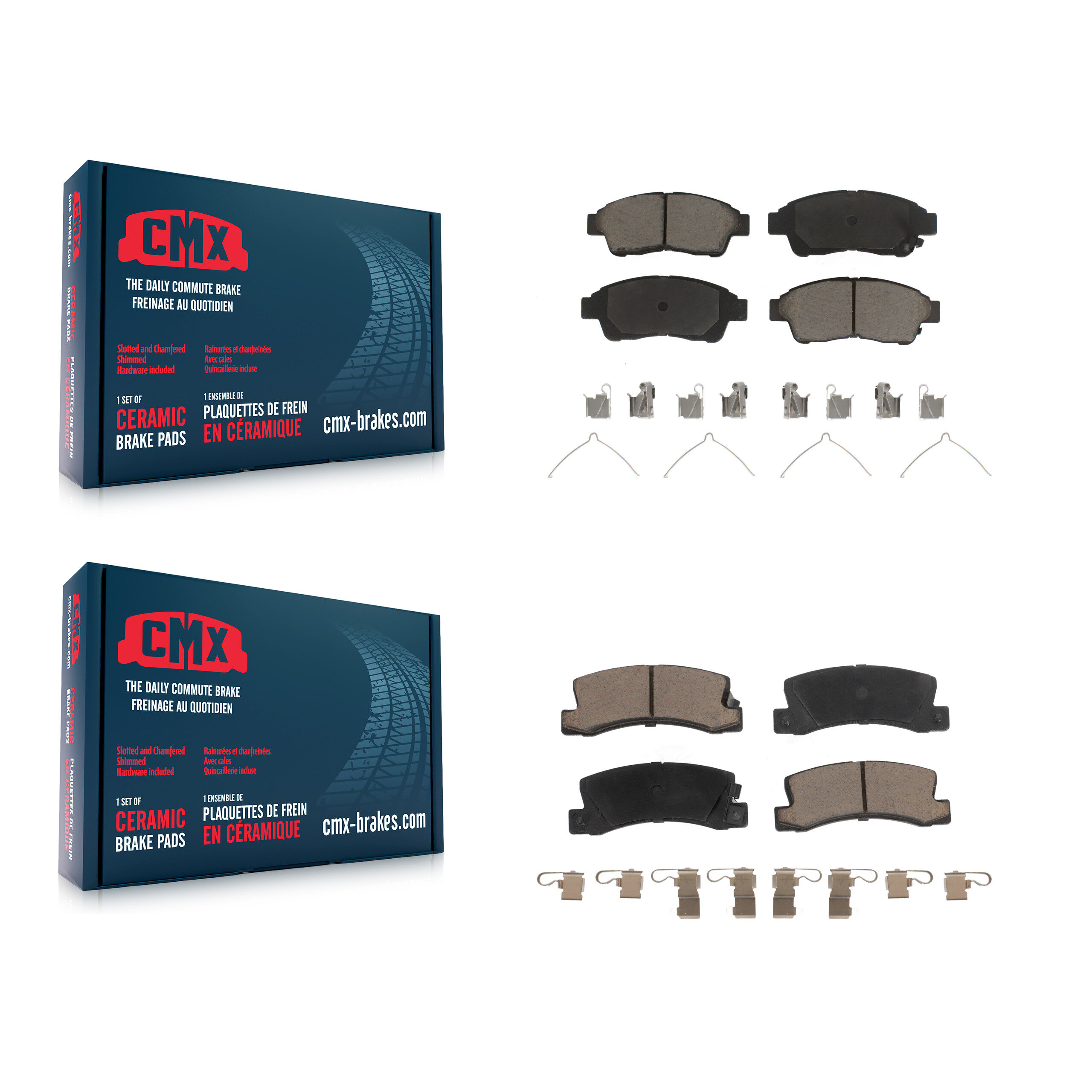 CMX - KCX-100021 - Front and Rear Disc Brake Pad Kits