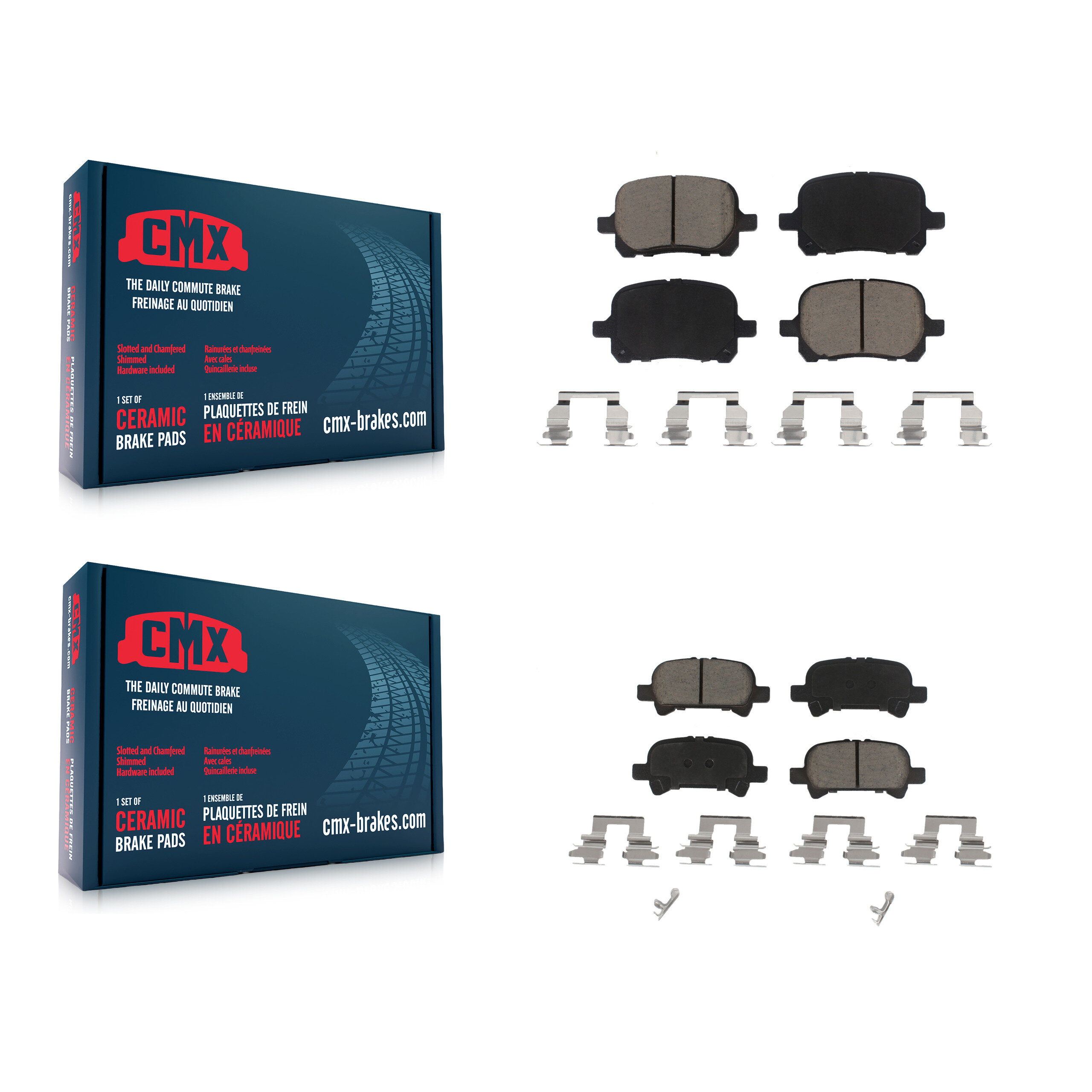 CMX - KCX-100022 - Front and Rear Disc Brake Pad Kits
