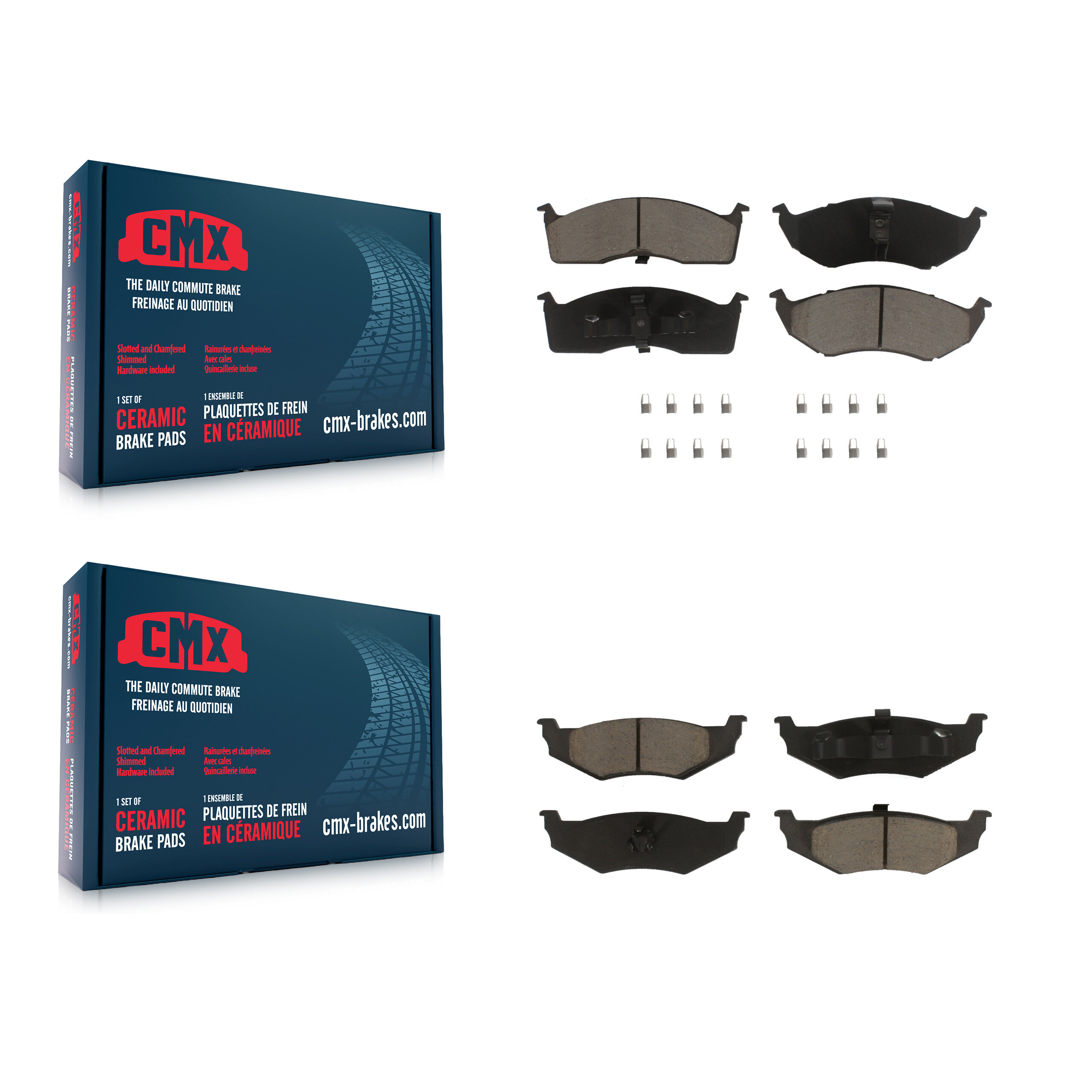 CMX - KCX-100024 - Front and Rear Disc Brake Pad Kits