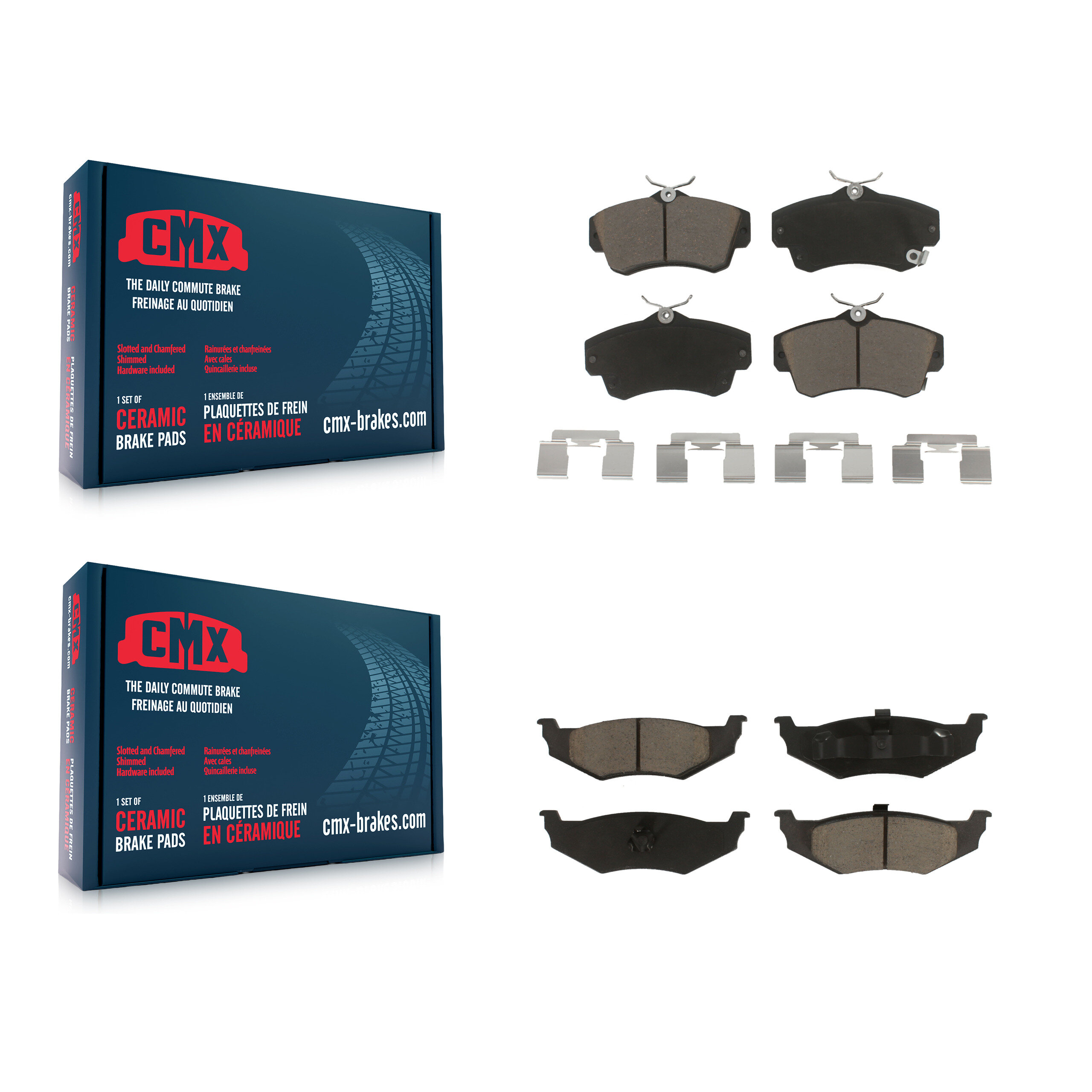 CMX - KCX-100025 - Front and Rear Disc Brake Pad Kits