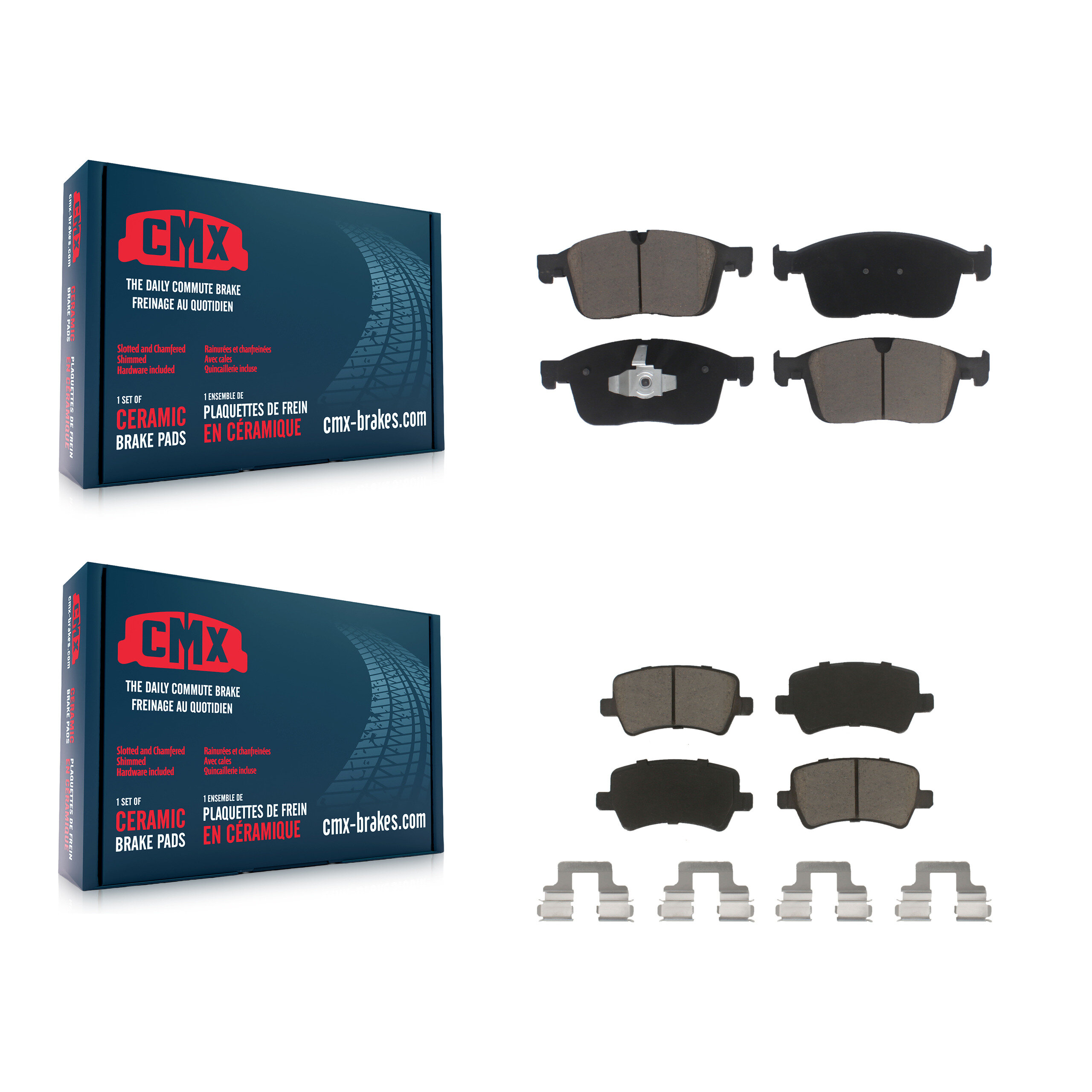 CMX - KCX-100027 - Front and Rear Disc Brake Pad Kits
