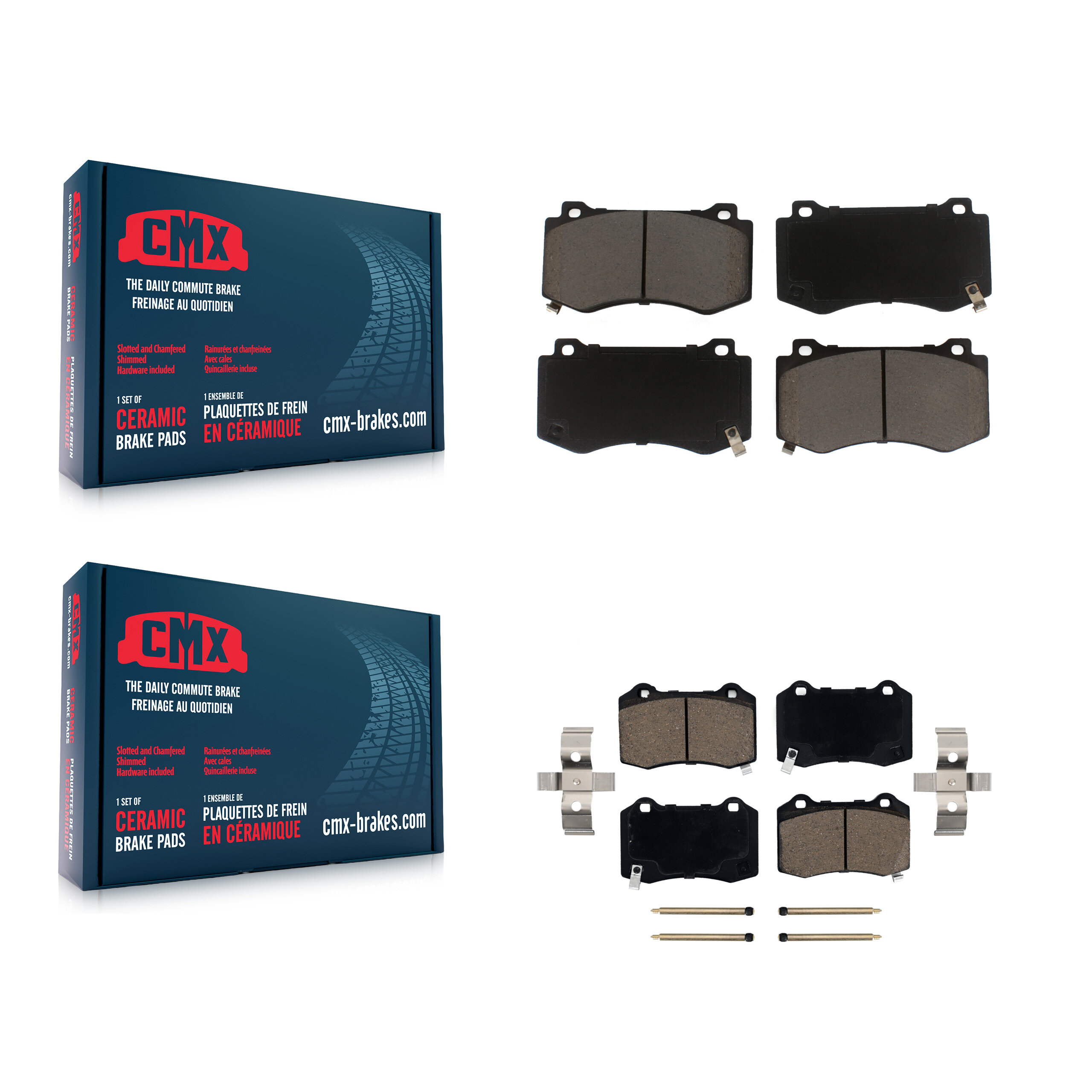 CMX - KCX-100028 - Front and Rear Disc Brake Pad Kits