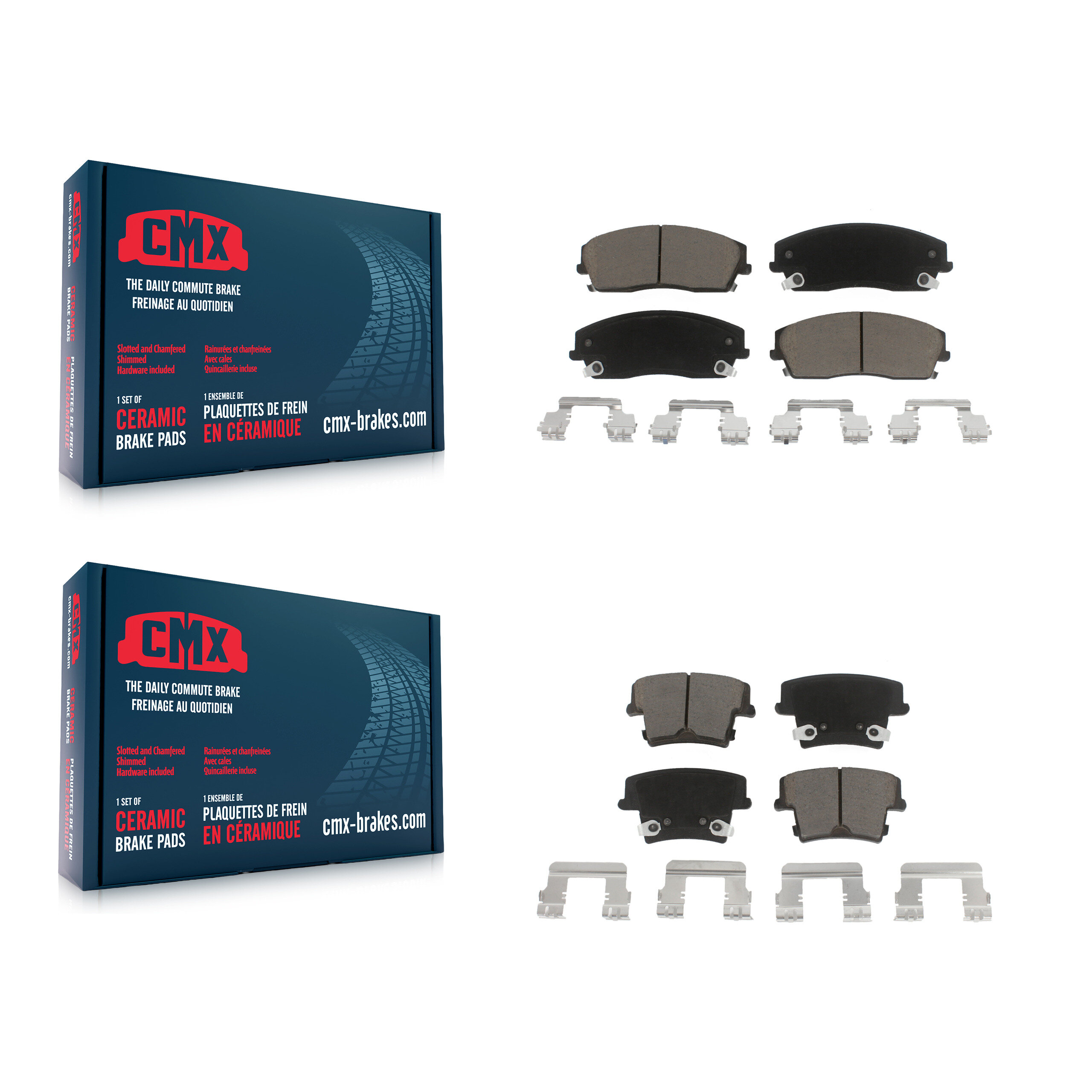 CMX - KCX-100029 - Front and Rear Disc Brake Pad Kits