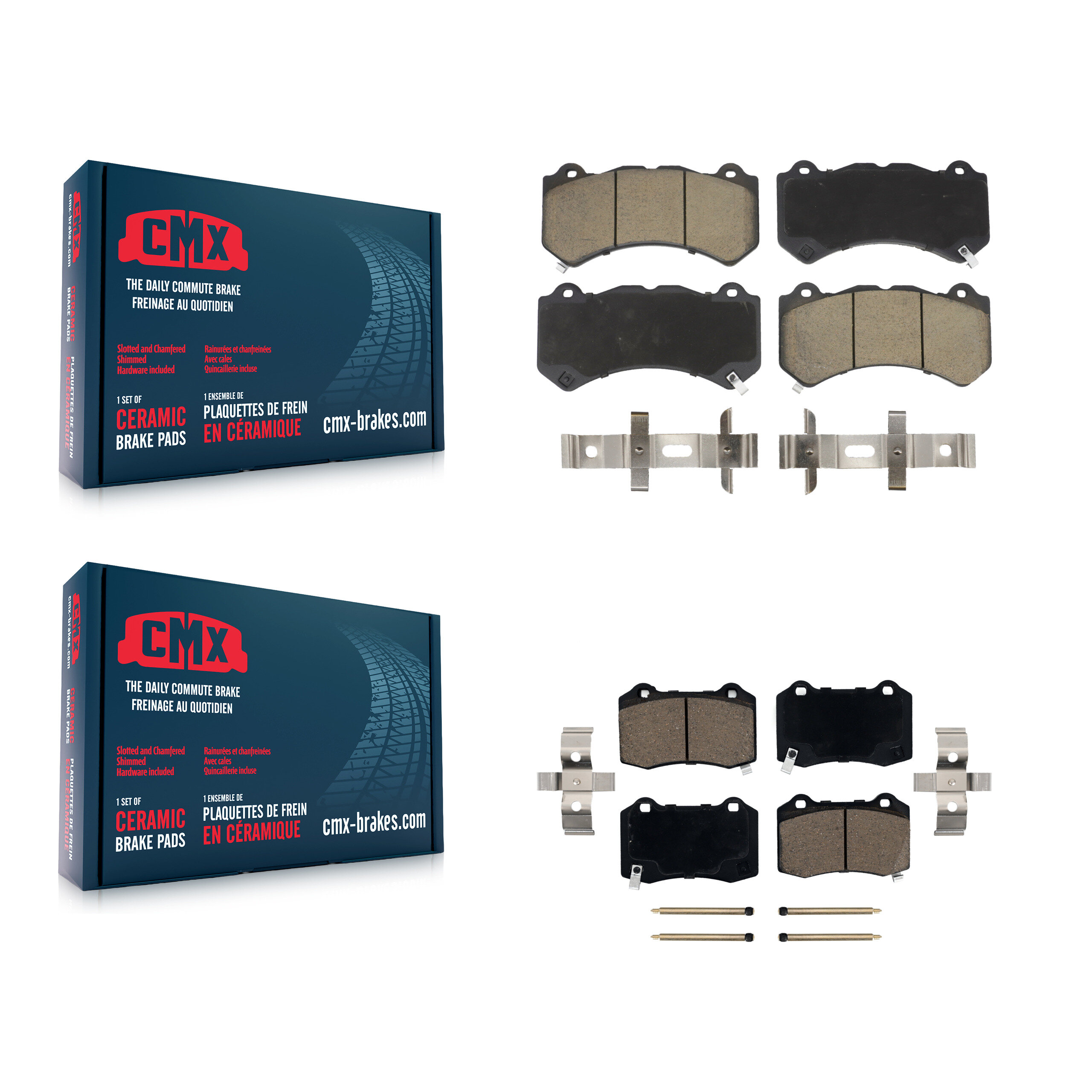 CMX - KCX-100031 - Front and Rear Disc Brake Pad Kits