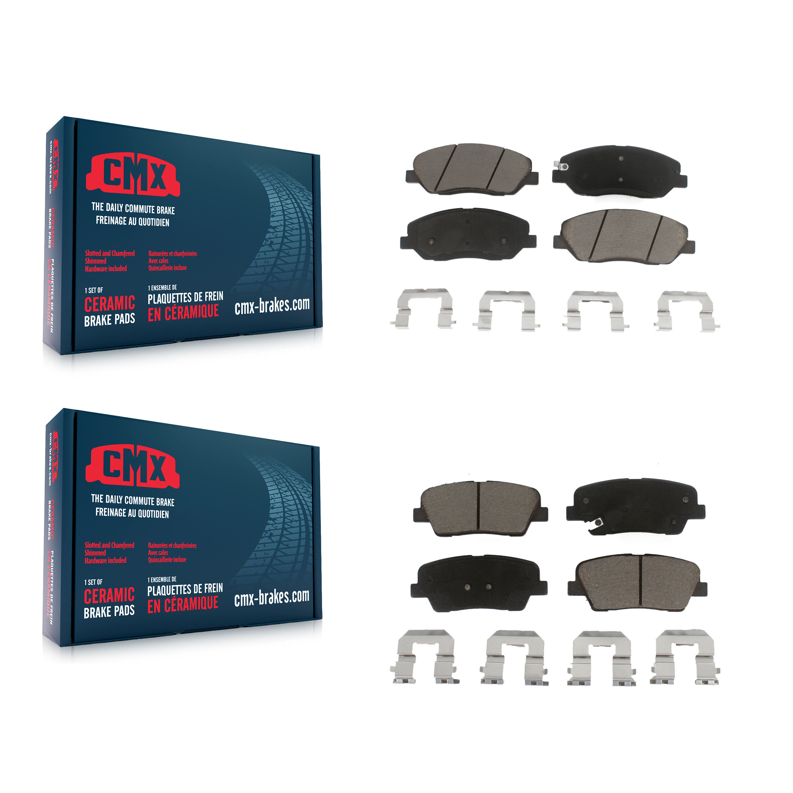 CMX - KCX-100035 - Front and Rear Disc Brake Pad Kits