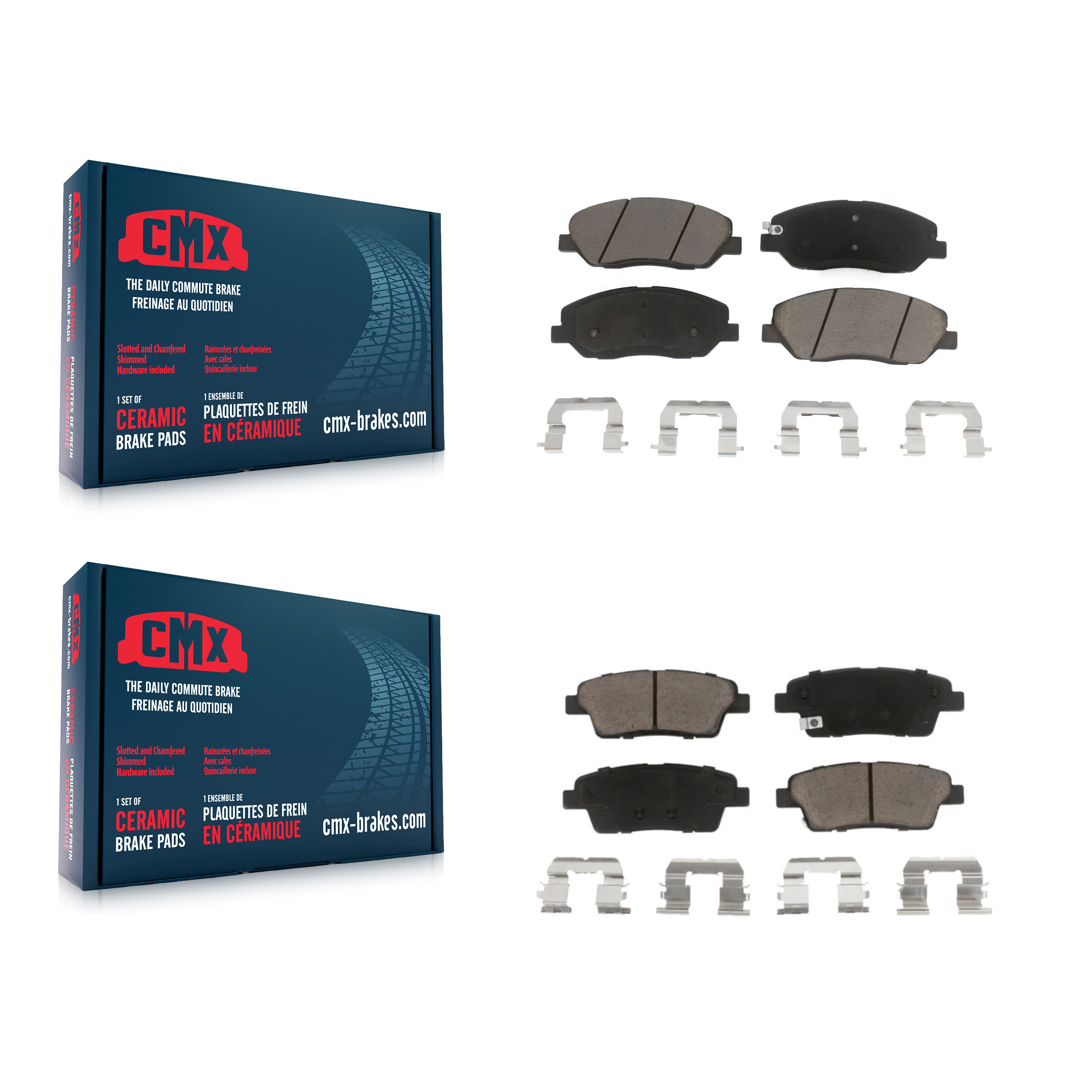 CMX - KCX-100037 - Front and Rear Disc Brake Pad Kits