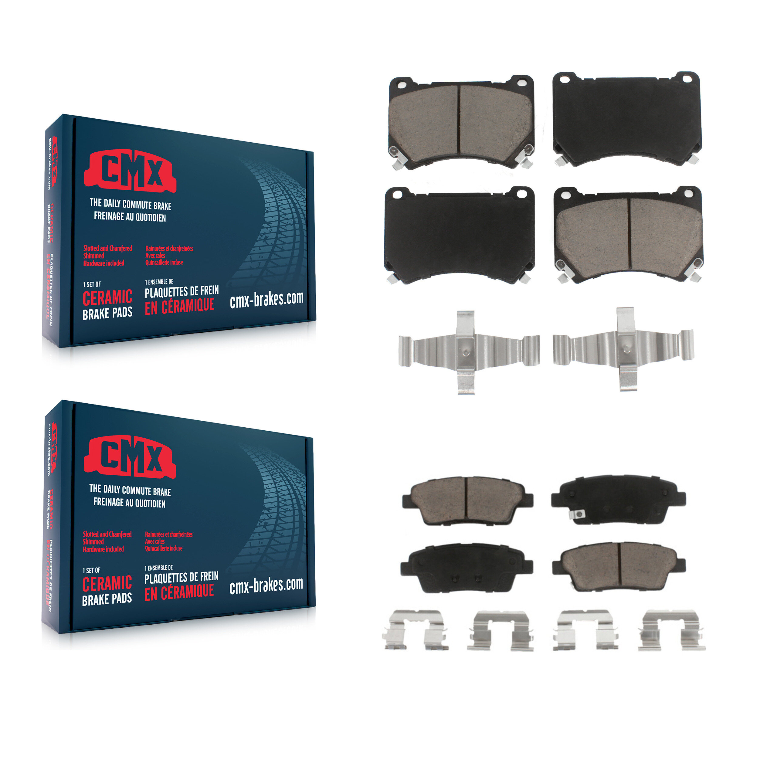 CMX - KCX-100038 - Front and Rear Disc Brake Pad Kits