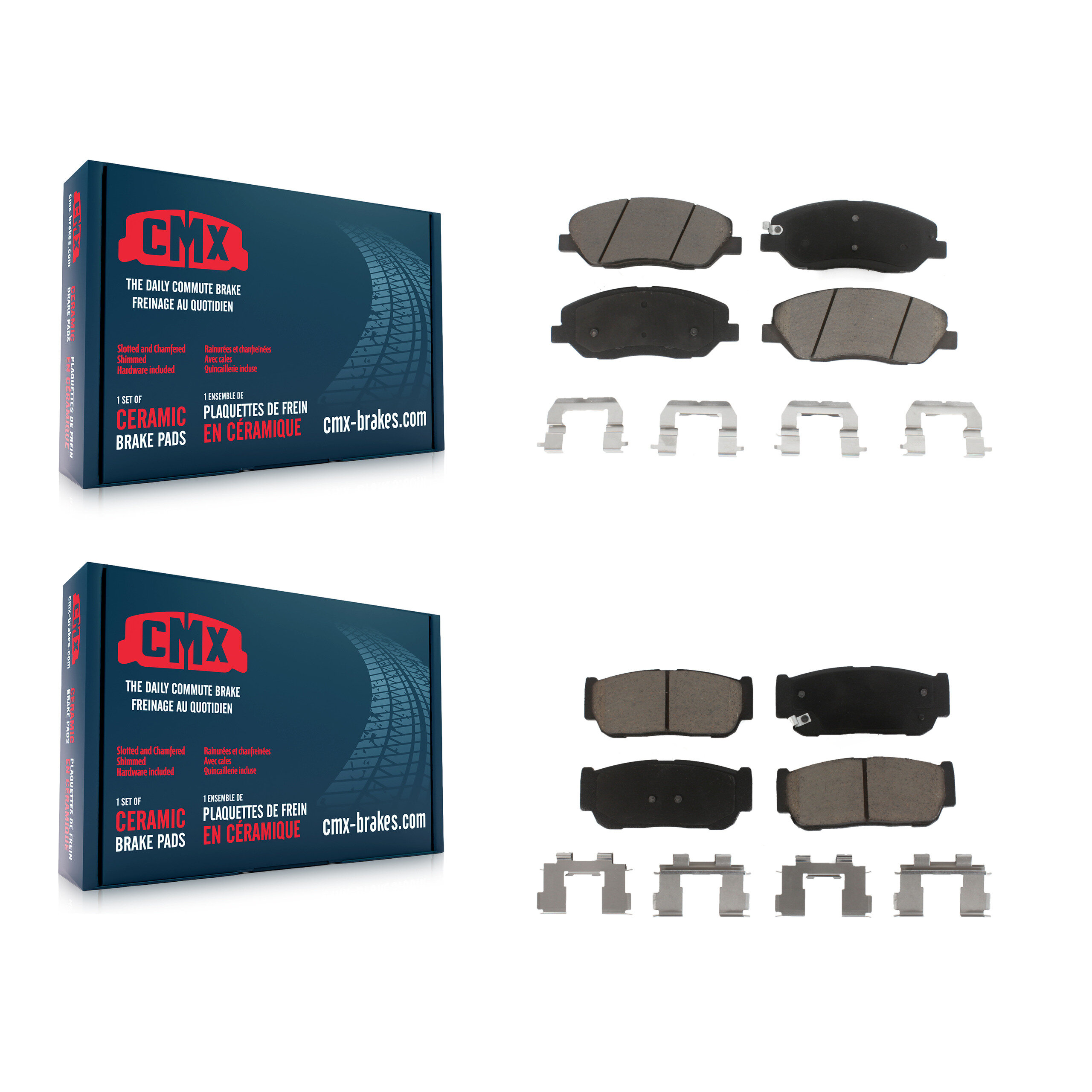 CMX - KCX-100039 - Front and Rear Disc Brake Pad Kits