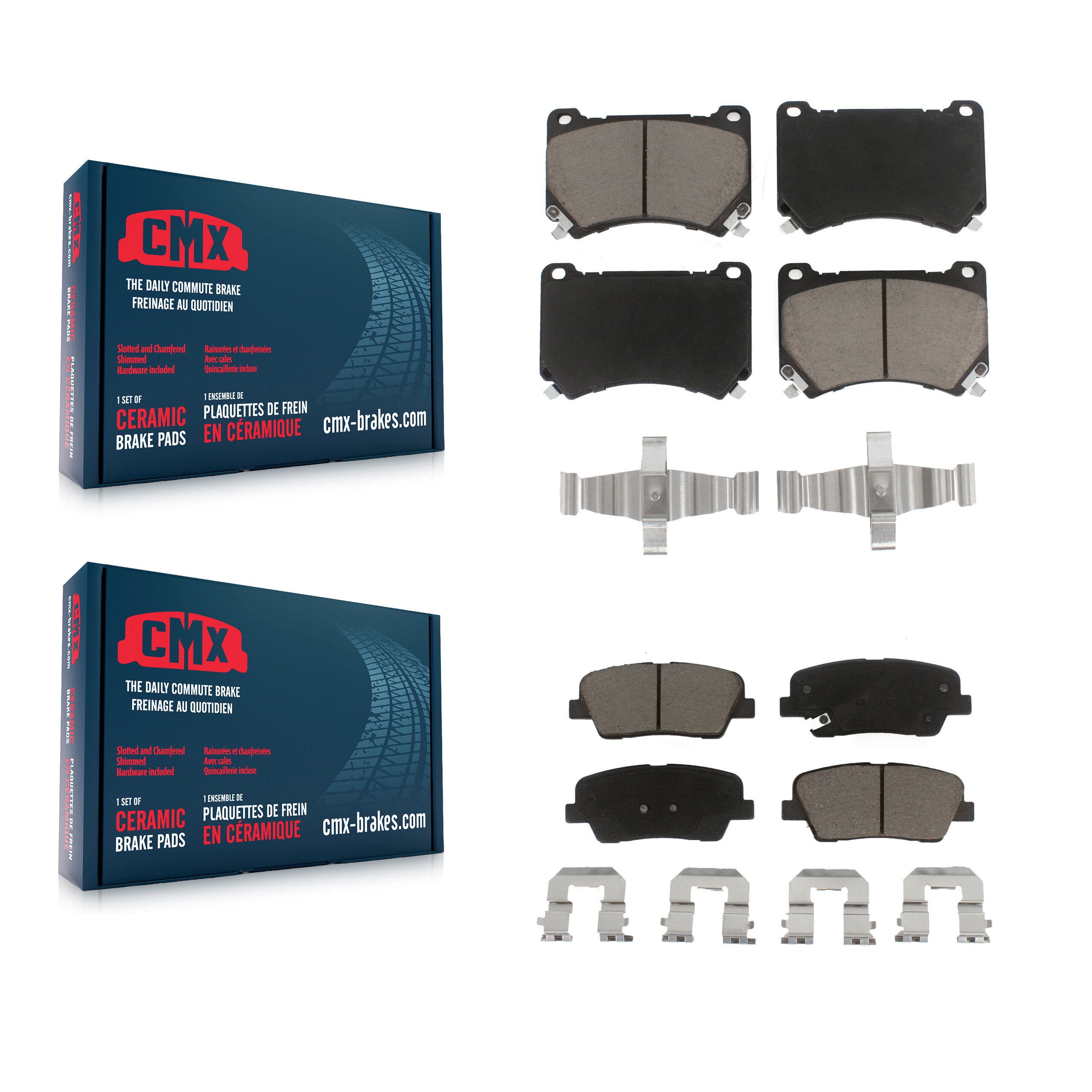 CMX - KCX-100040 - Front and Rear Disc Brake Pad Kits
