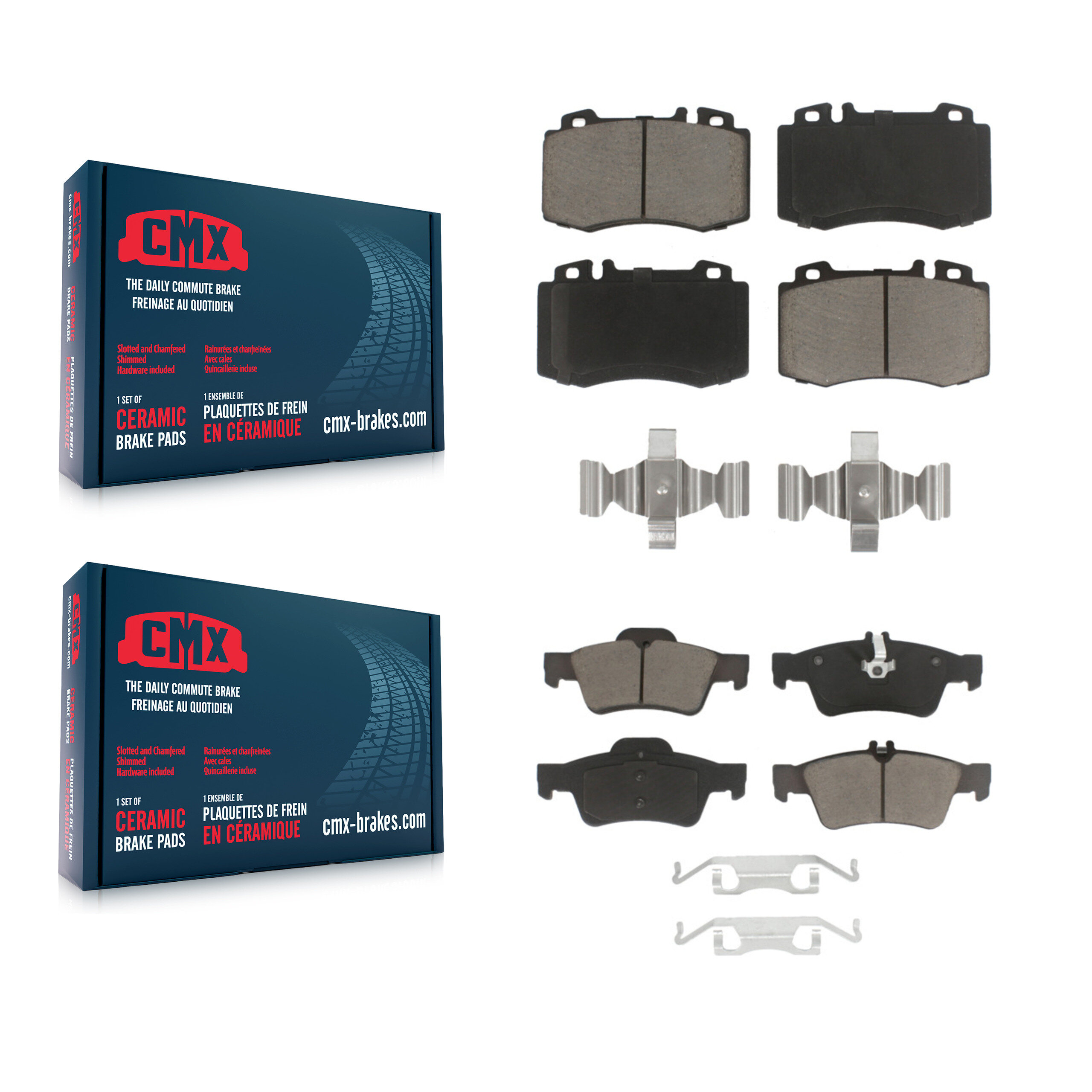 CMX - KCX-100044 - Front and Rear Disc Brake Pad Kits