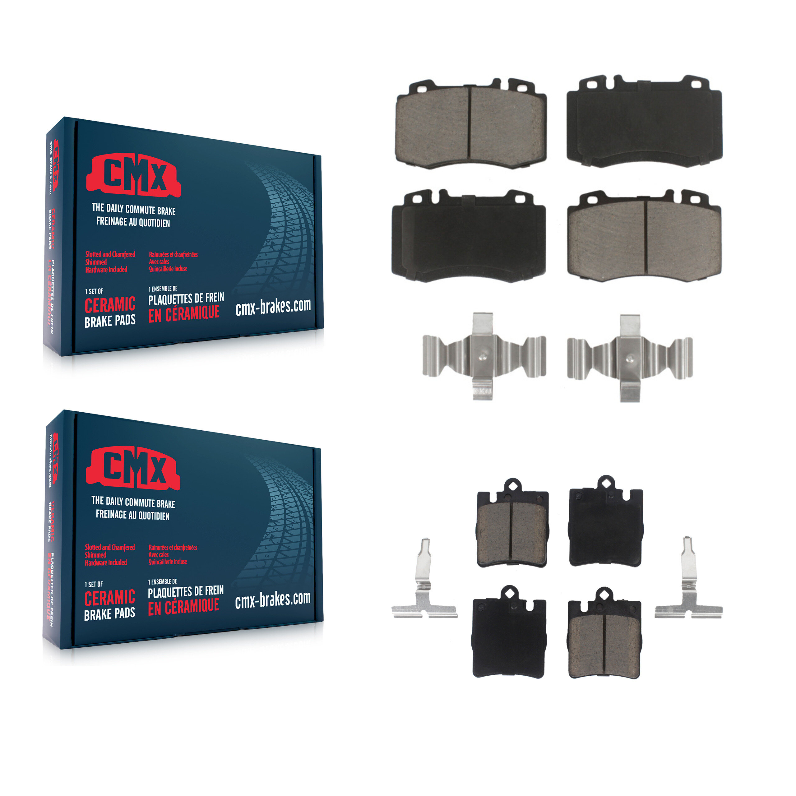 CMX - KCX-100045 - Front and Rear Disc Brake Pad Kits
