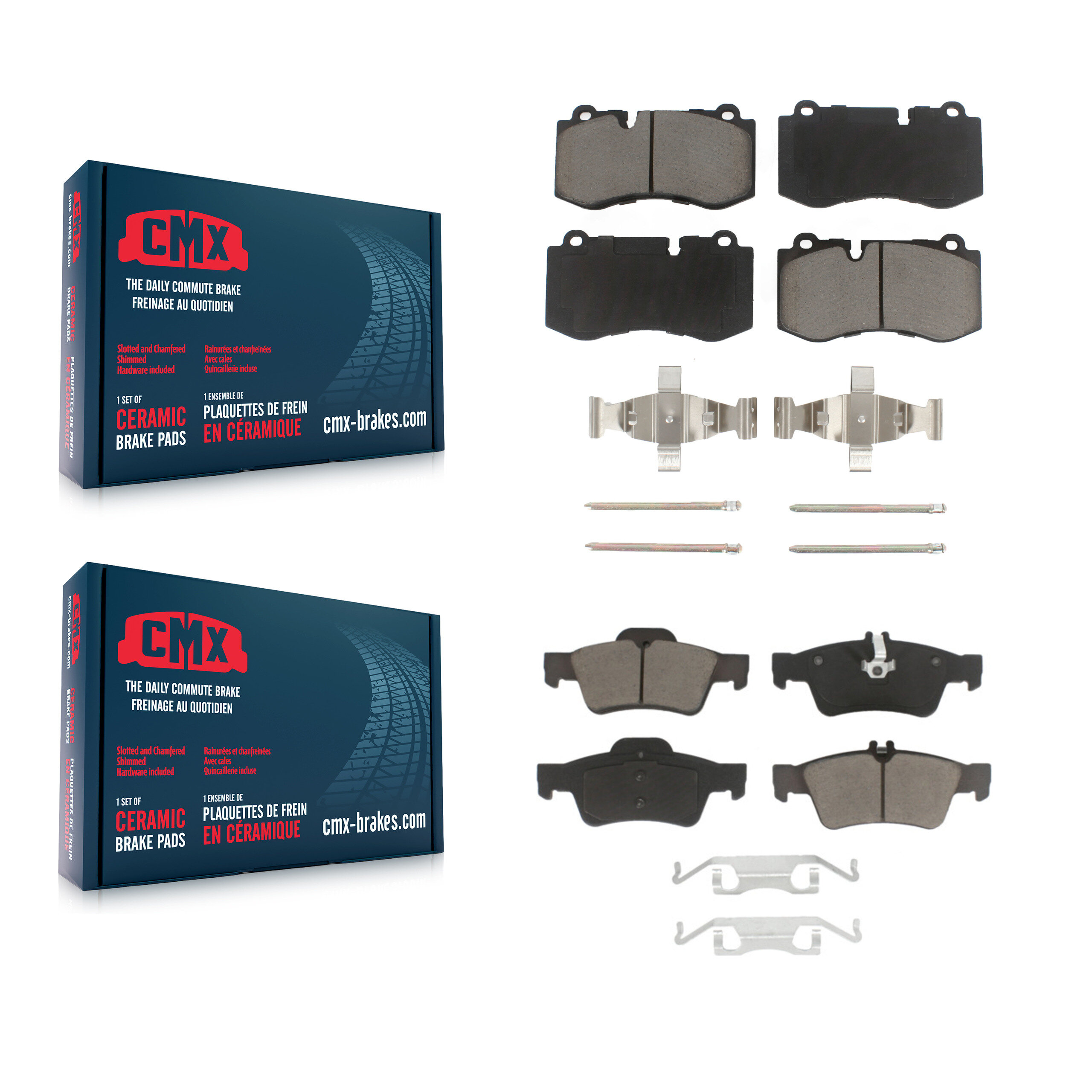 CMX - KCX-100047 - Front and Rear Disc Brake Pad Kits