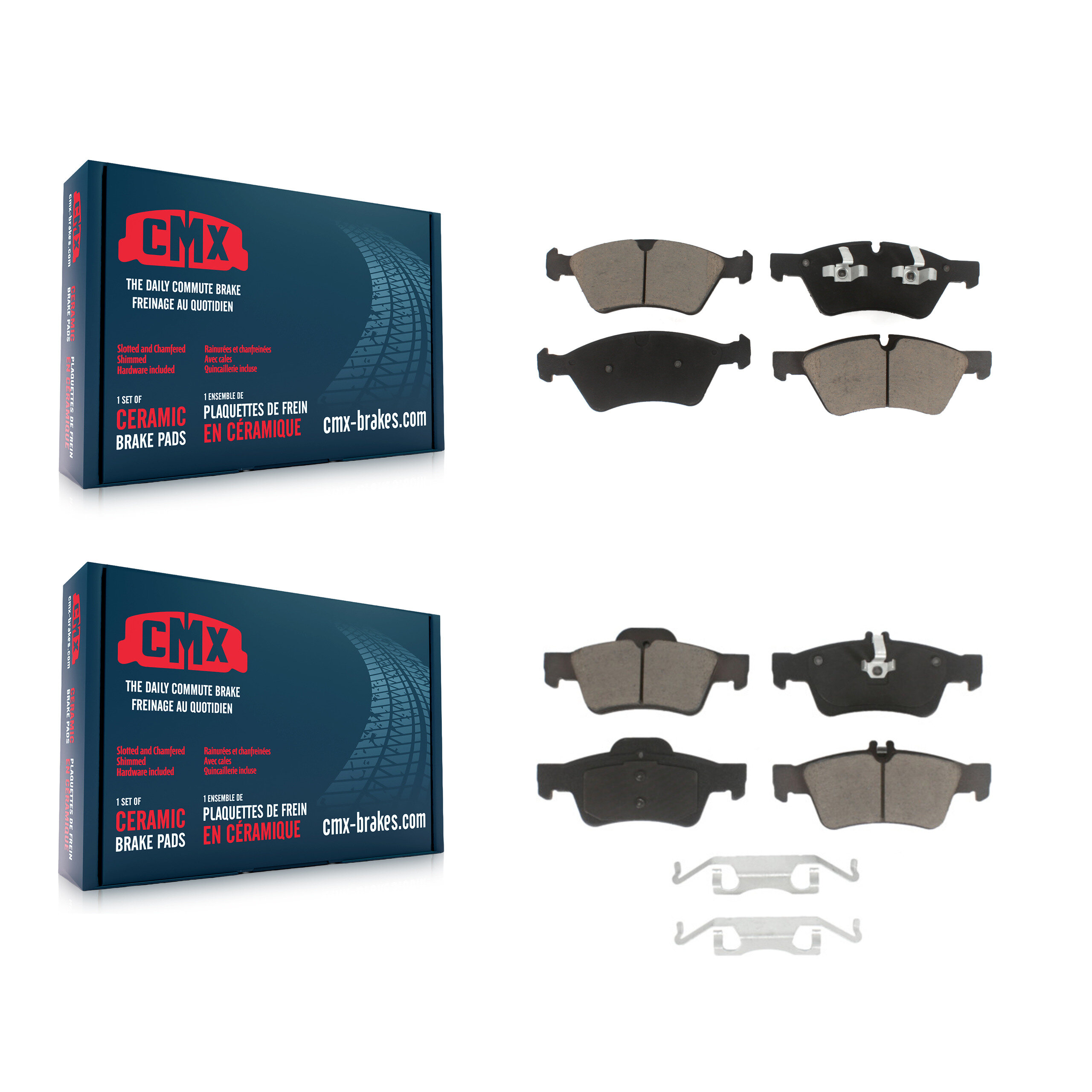 CMX - KCX-100048 - Front and Rear Disc Brake Pad Kits