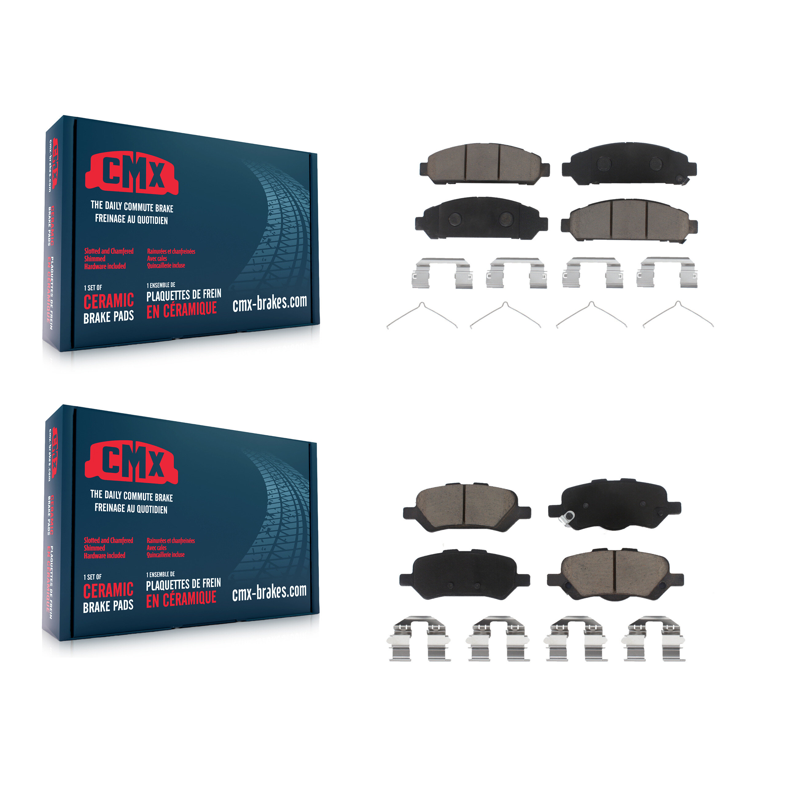 CMX - KCX-100051 - Front and Rear Disc Brake Pad Kits