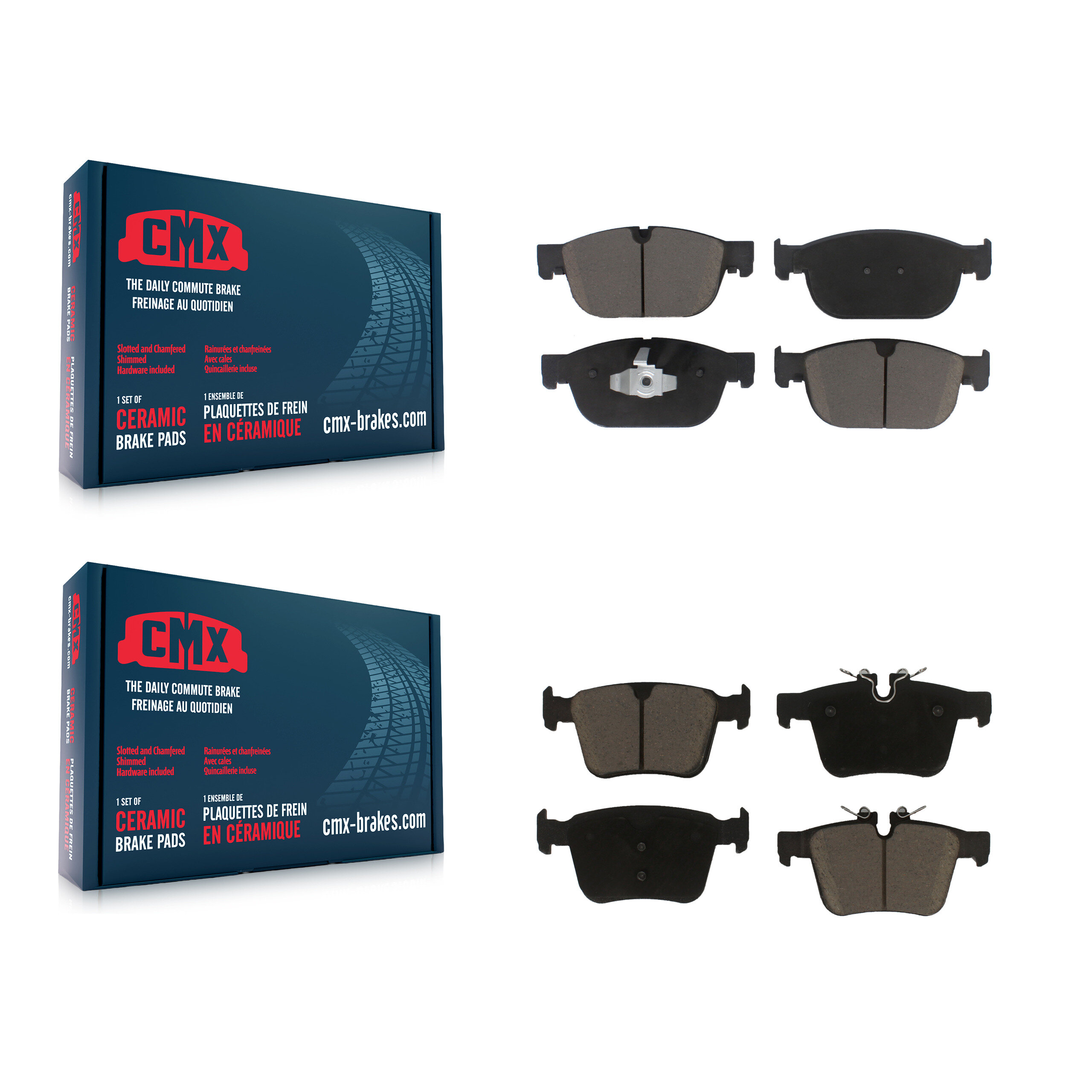 CMX - KCX-100054 - Front and Rear Disc Brake Pad Kits