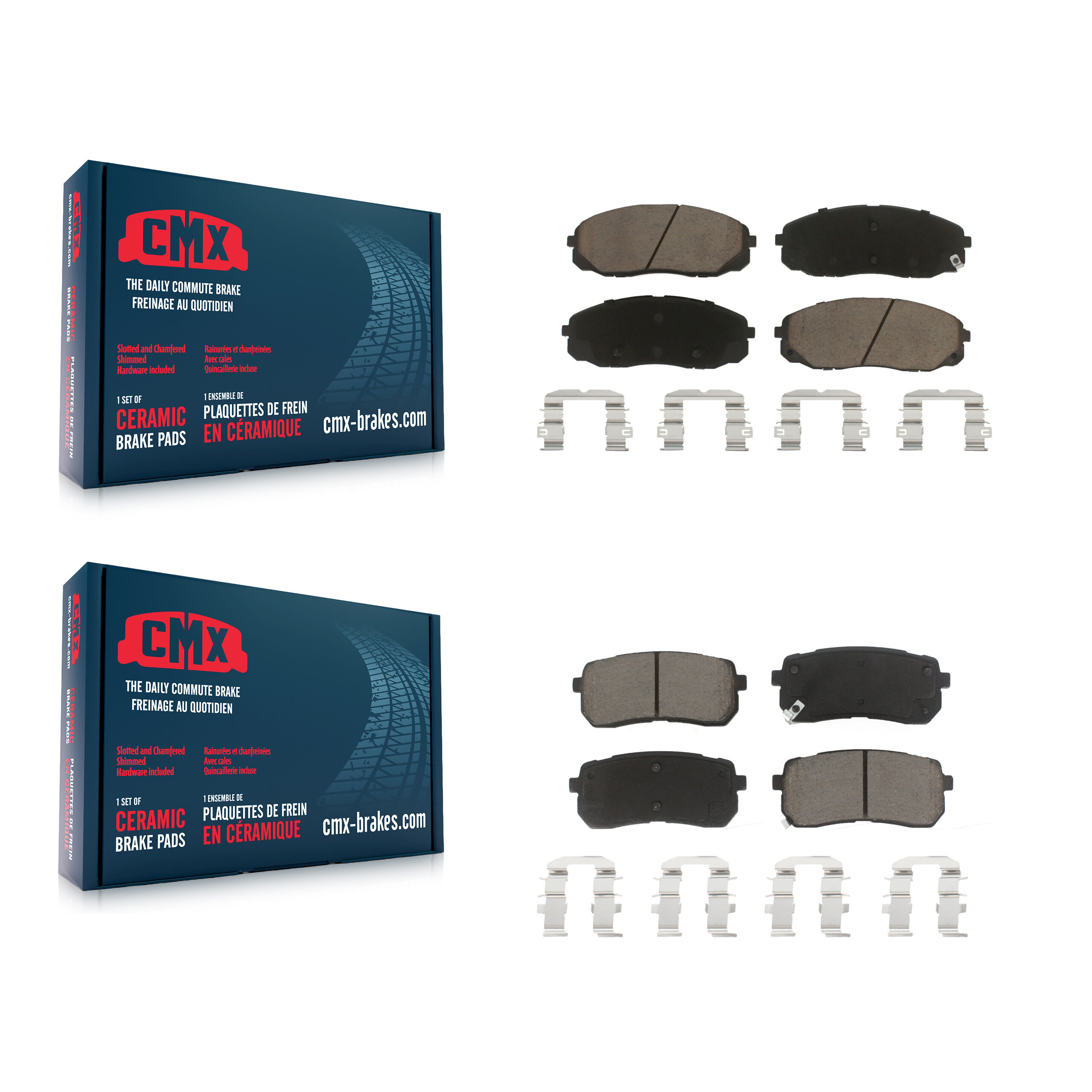 CMX - KCX-100055 - Front and Rear Disc Brake Pad Kits