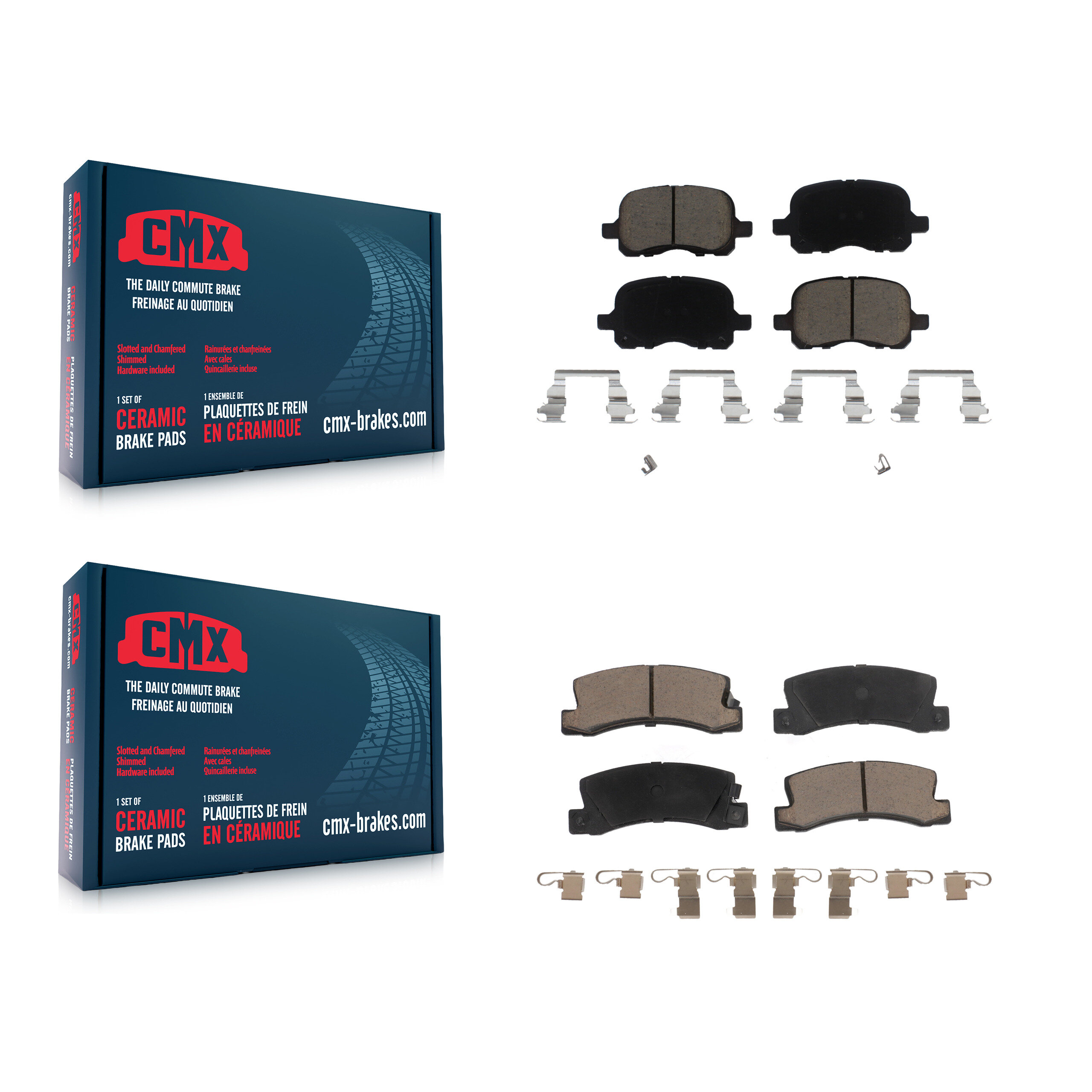 CMX - KCX-100059 - Front and Rear Disc Brake Pad Kits