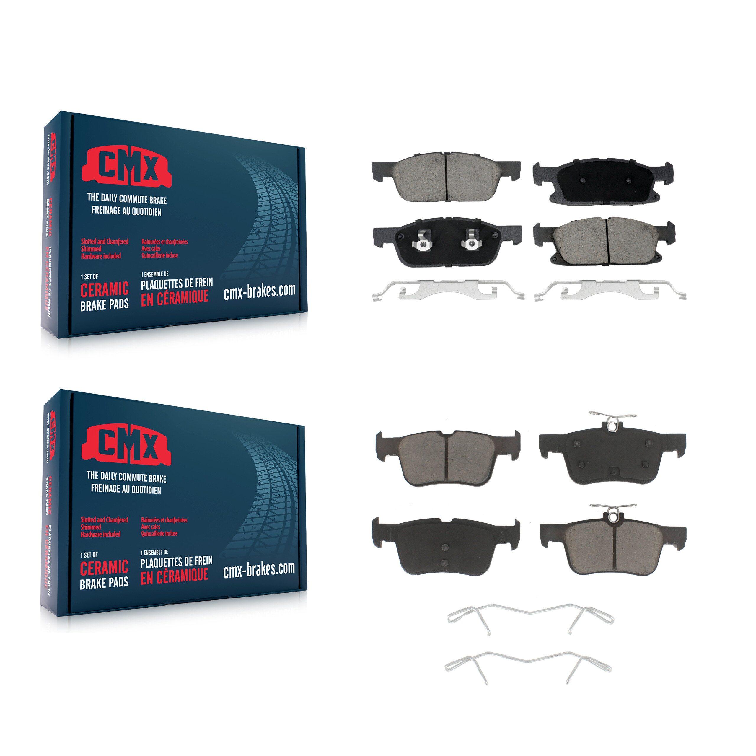 CMX - KCX-100067 - Front and Rear Disc Brake Pad Kits