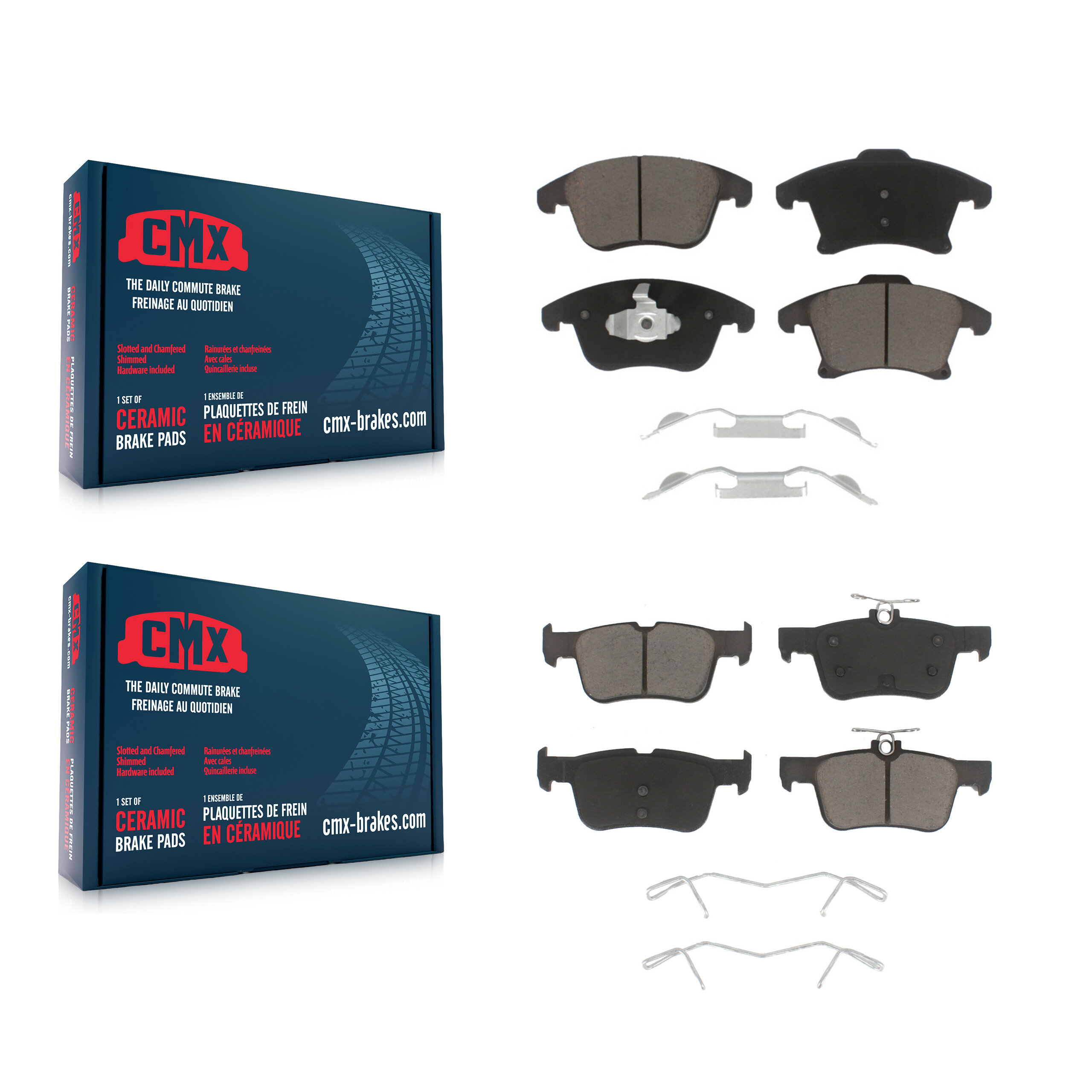 CMX - KCX-100068 - Front and Rear Disc Brake Pad Kits