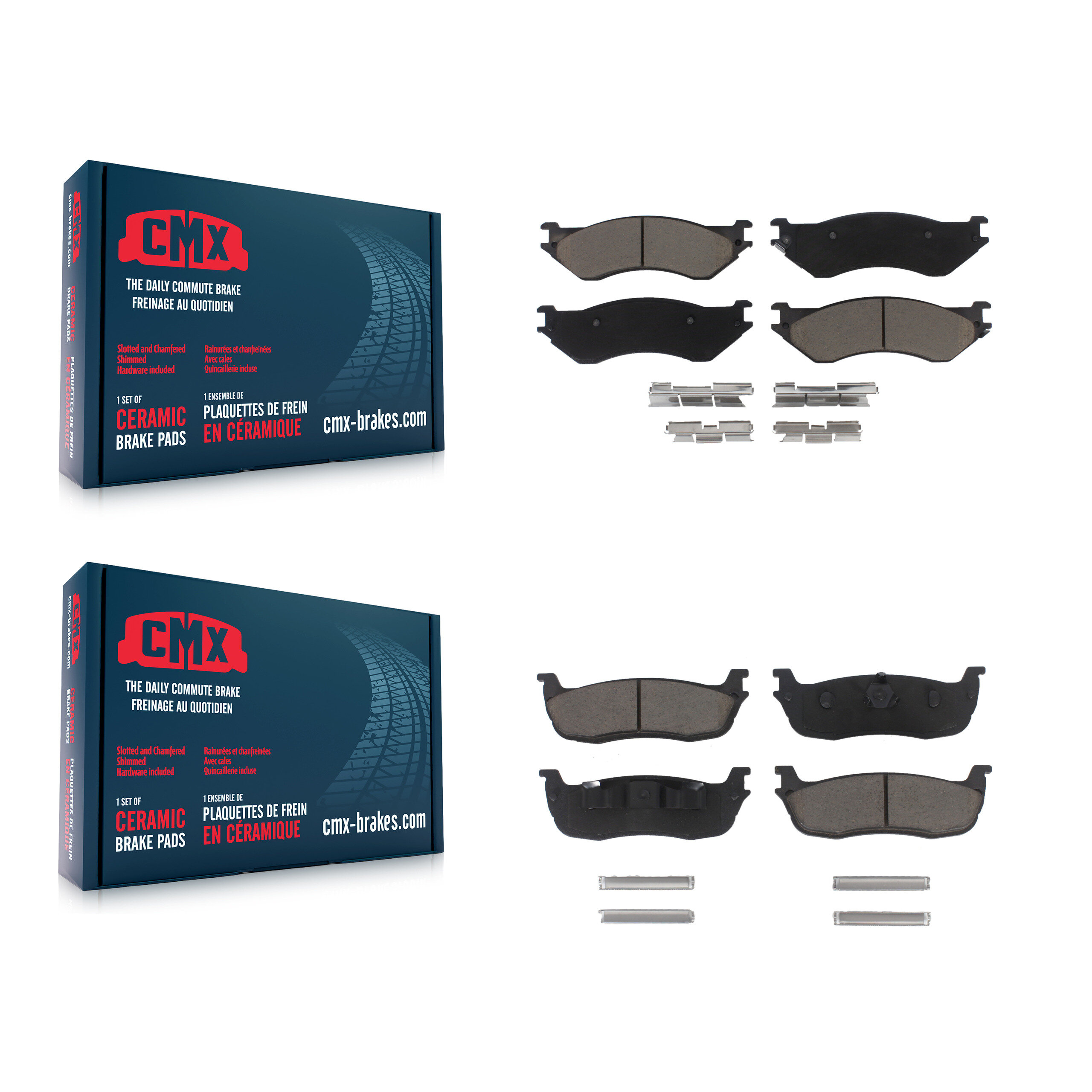 CMX - KCX-100081 - Front and Rear Disc Brake Pad Kits