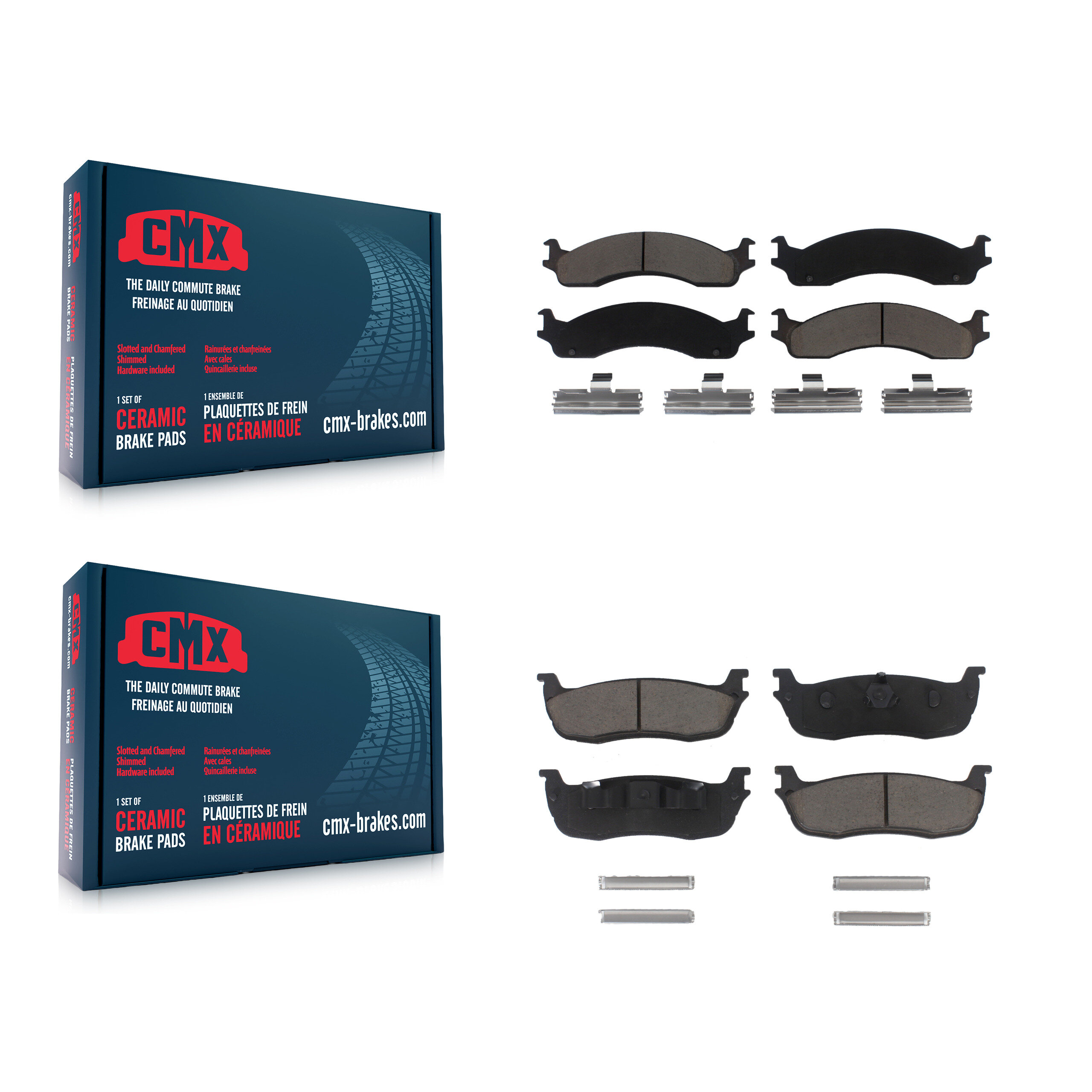 CMX - KCX-100082 - Front and Rear Disc Brake Pad Kits