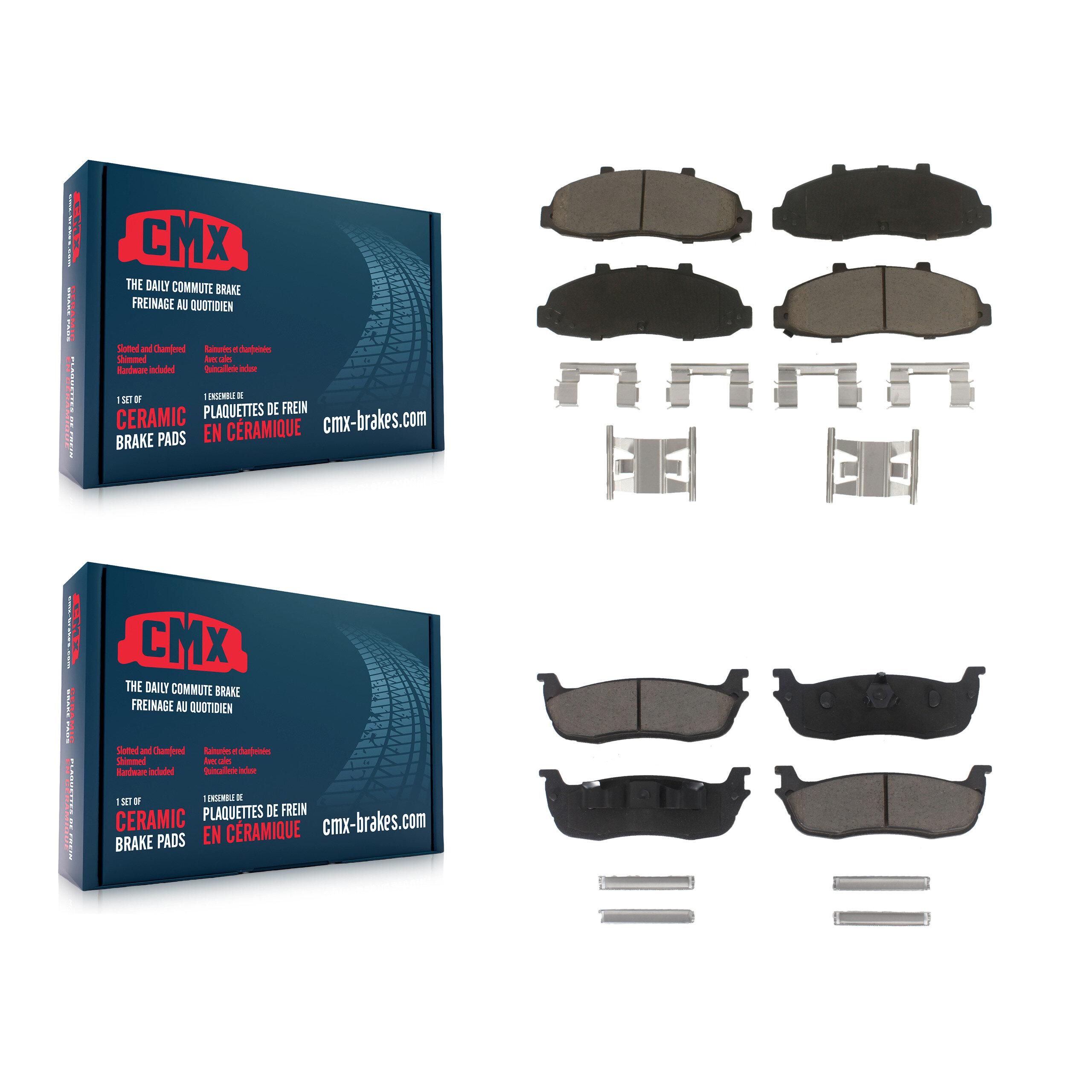 CMX - KCX-100083 - Front and Rear Disc Brake Pad Kits