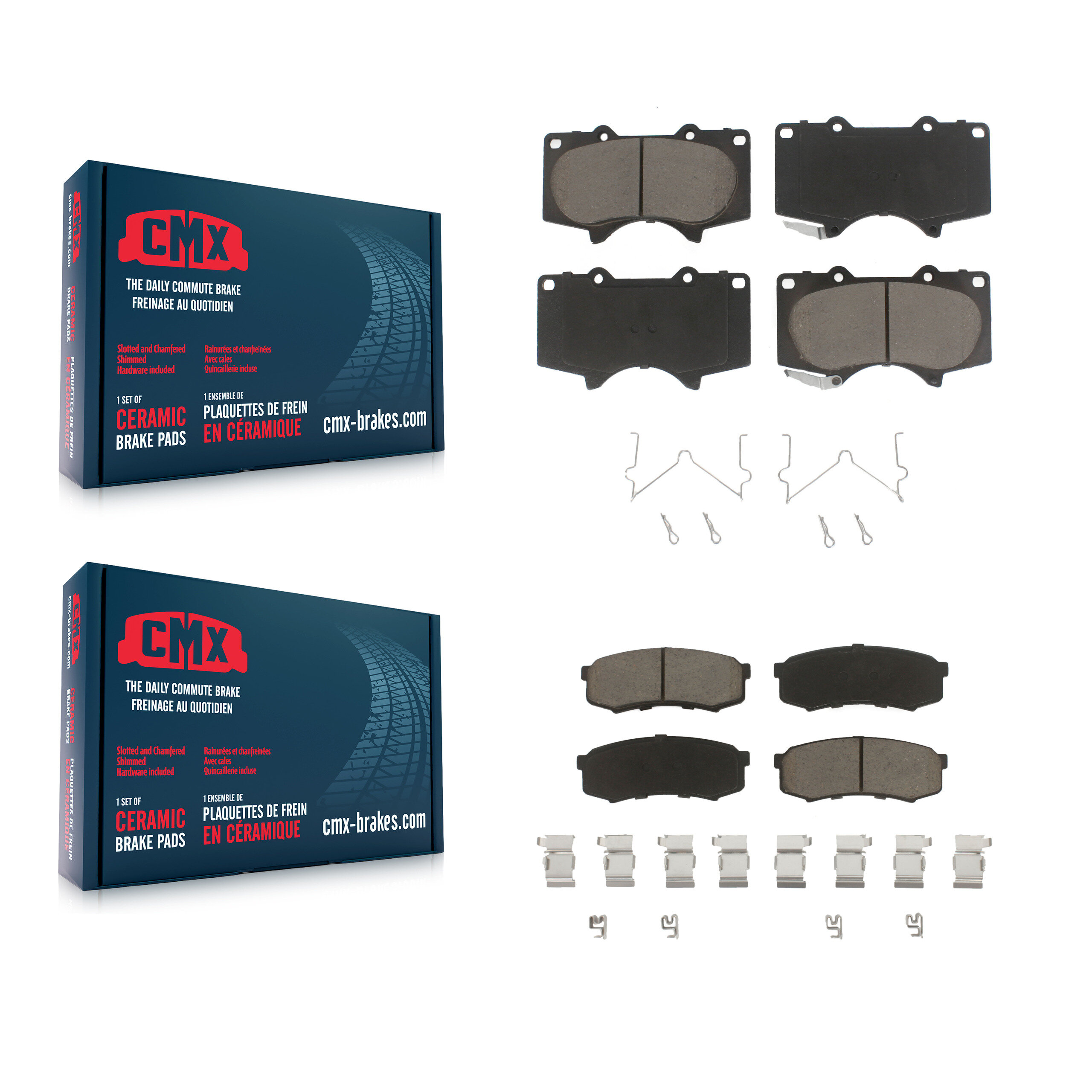 CMX - KCX-100084 - Front and Rear Disc Brake Pad Kits