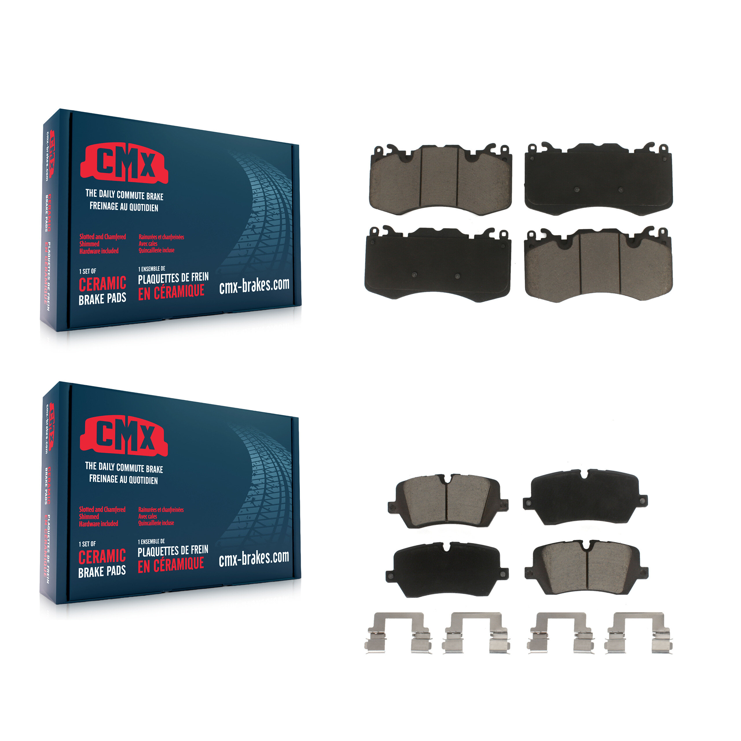 CMX - KCX-100094 - Front and Rear Disc Brake Pad Kits