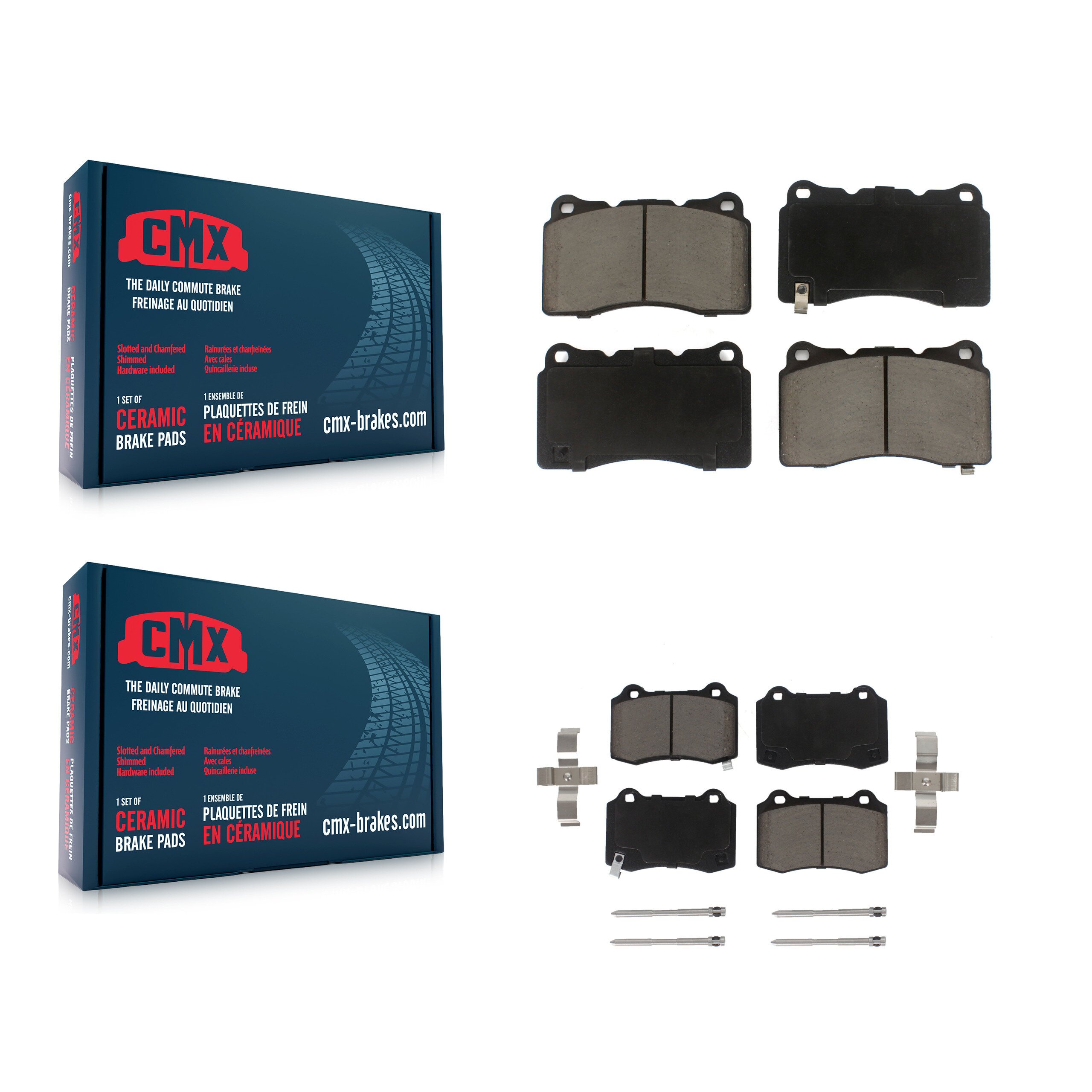 CMX - KCX-100117 - Front and Rear Disc Brake Pad Kits