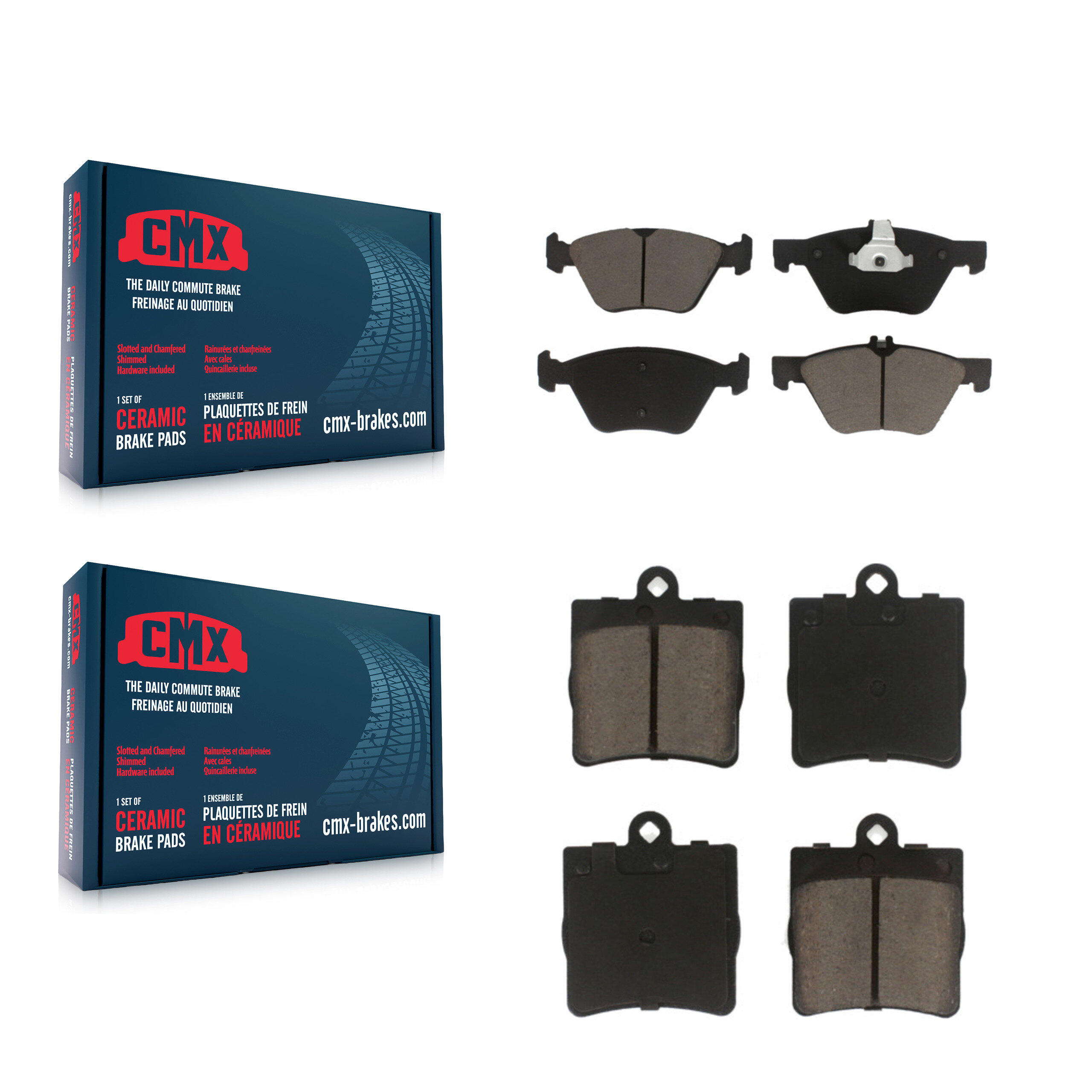 CMX - KCX-100137 - Front and Rear Disc Brake Pad Kits