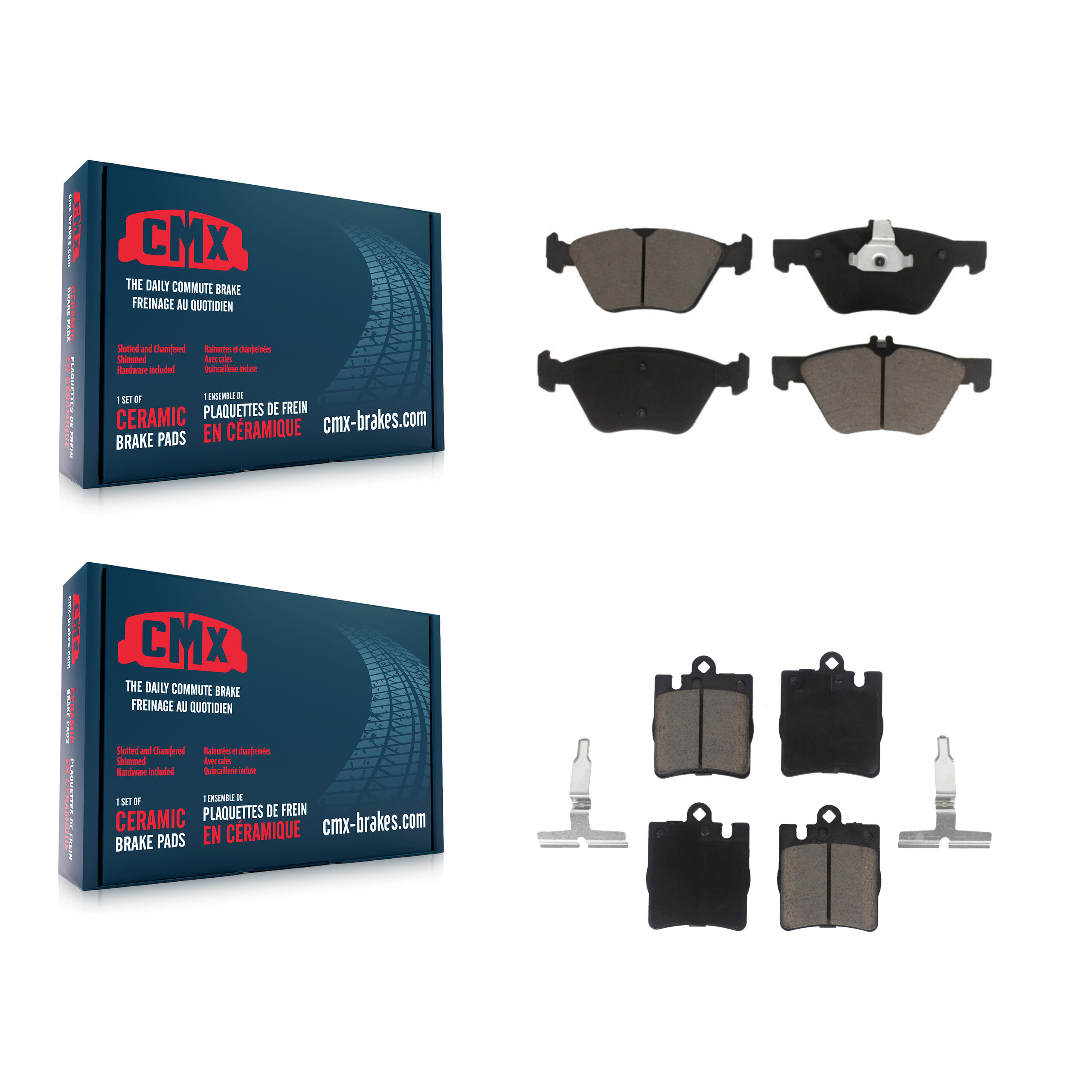 CMX - KCX-100138 - Front and Rear Disc Brake Pad Kits