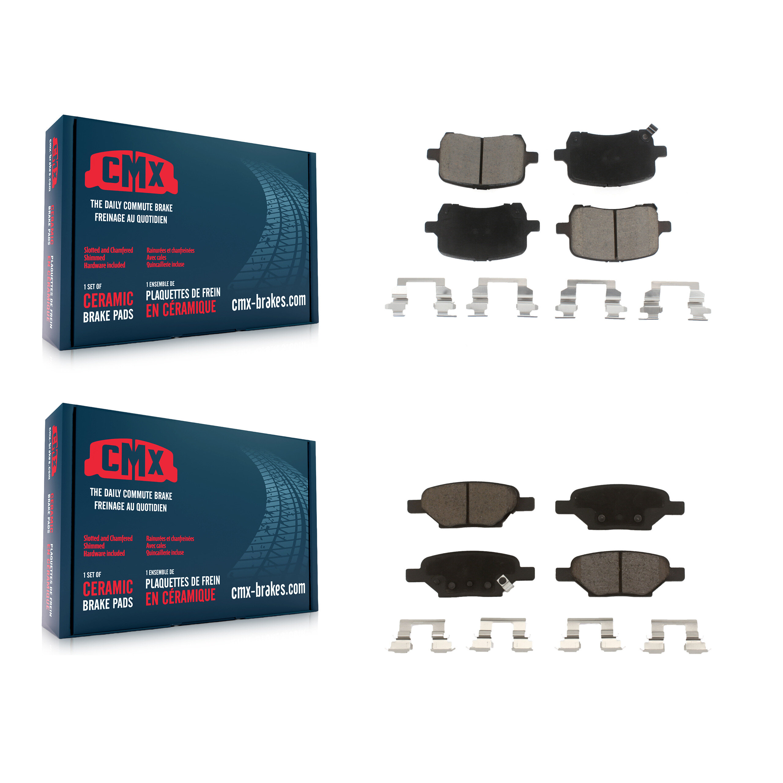 CMX - KCX-100147 - Front and Rear Disc Brake Pad Kits
