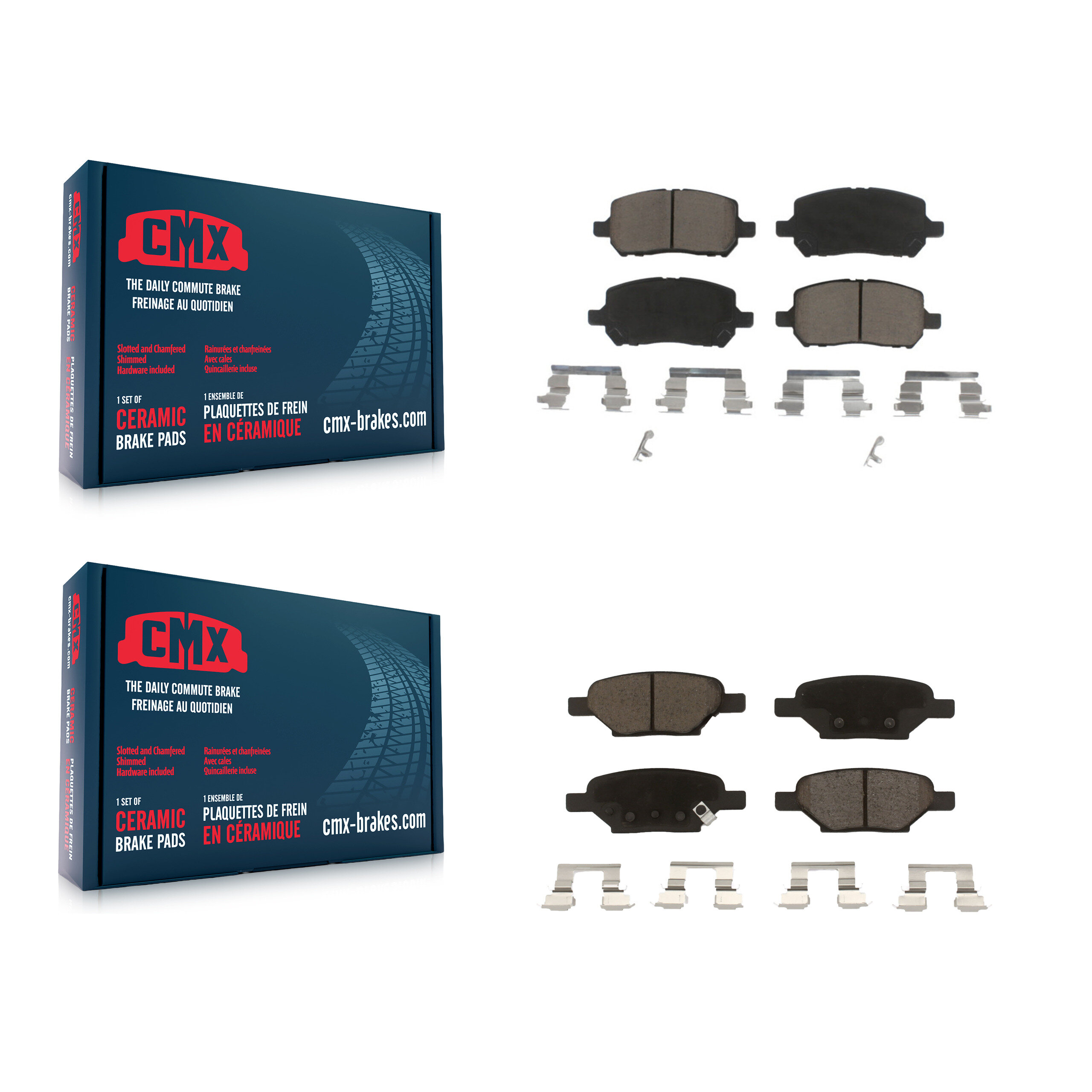 CMX - KCX-100148 - Front and Rear Disc Brake Pad Kits