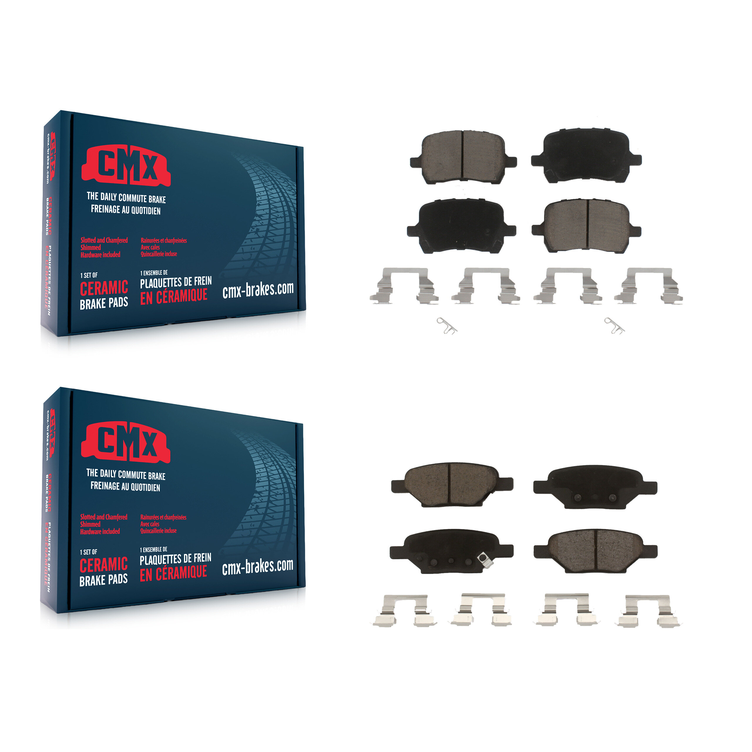 CMX - KCX-100149 - Front and Rear Disc Brake Pad Kits