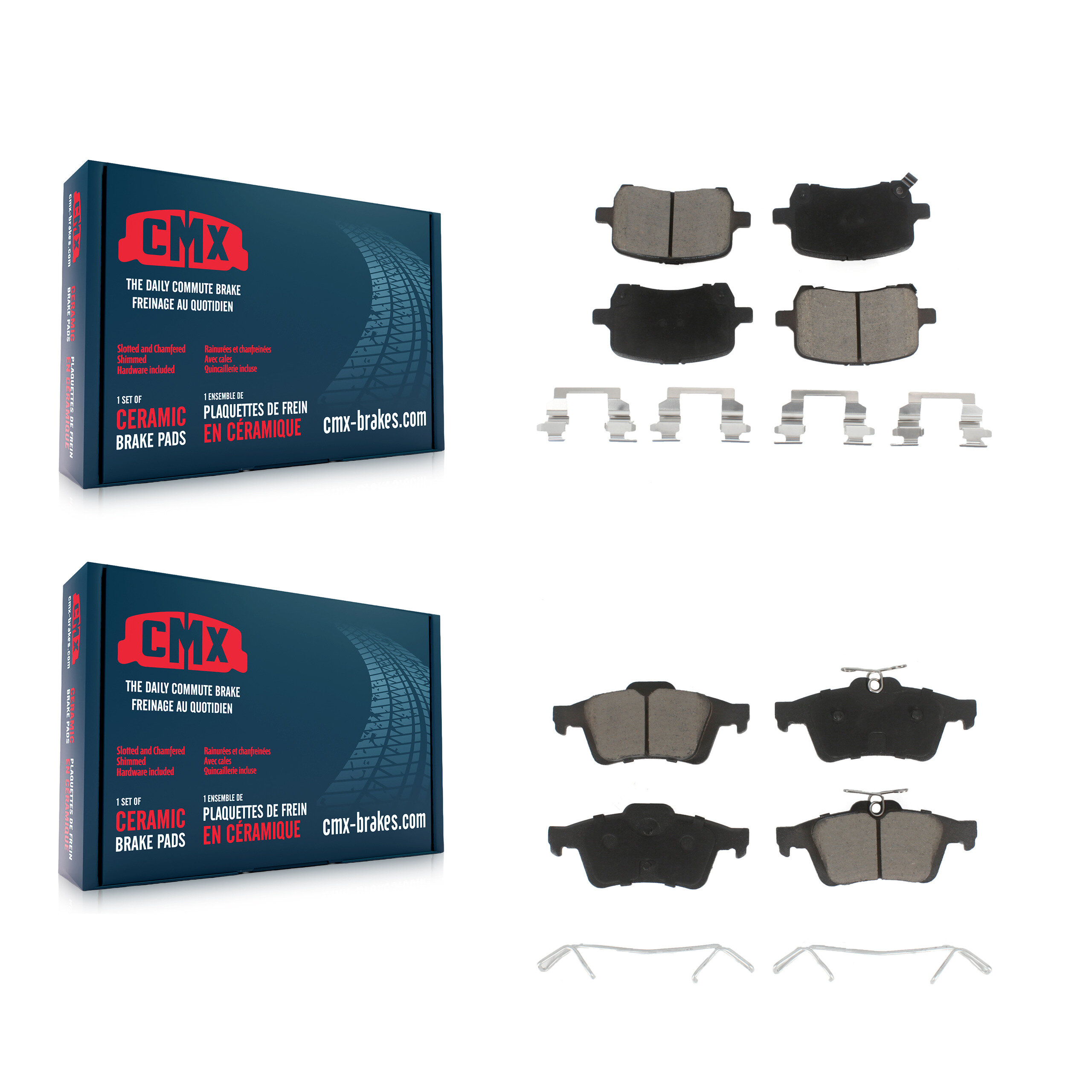 CMX - KCX-100150 - Front and Rear Disc Brake Pad Kits