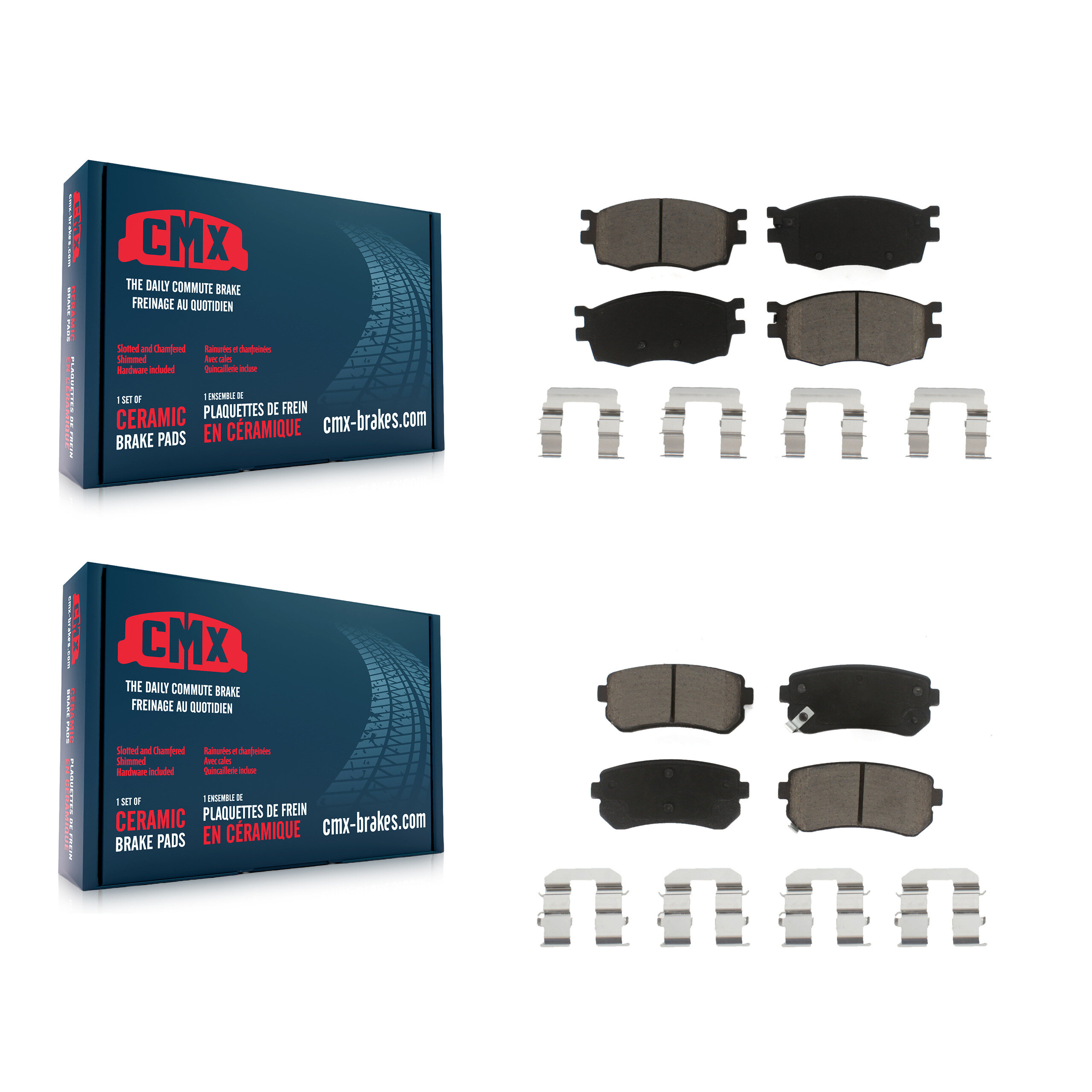 CMX - KCX-100151 - Front and Rear Disc Brake Pad Kits