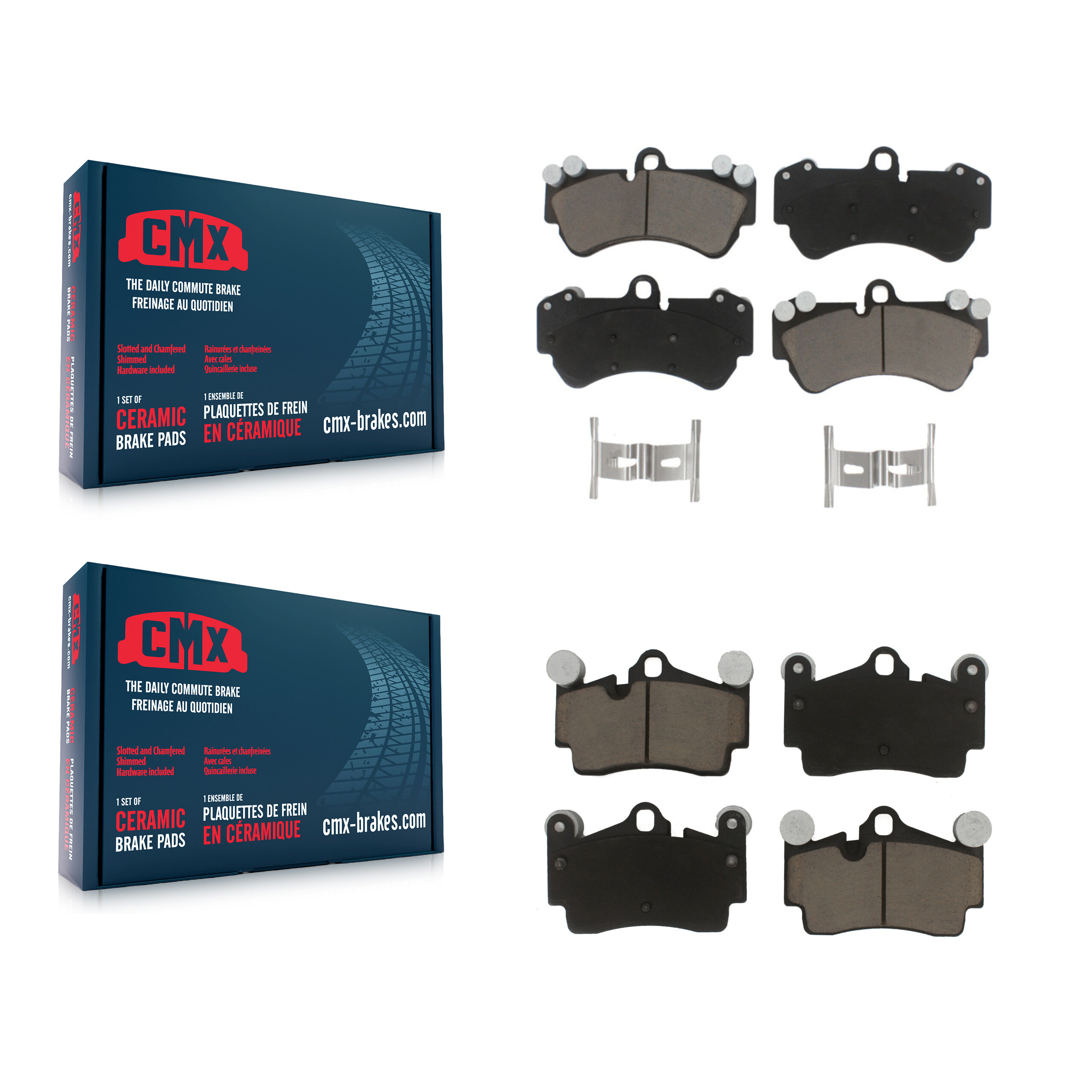 CMX - KCX-100153 - Front and Rear Disc Brake Pad Kits