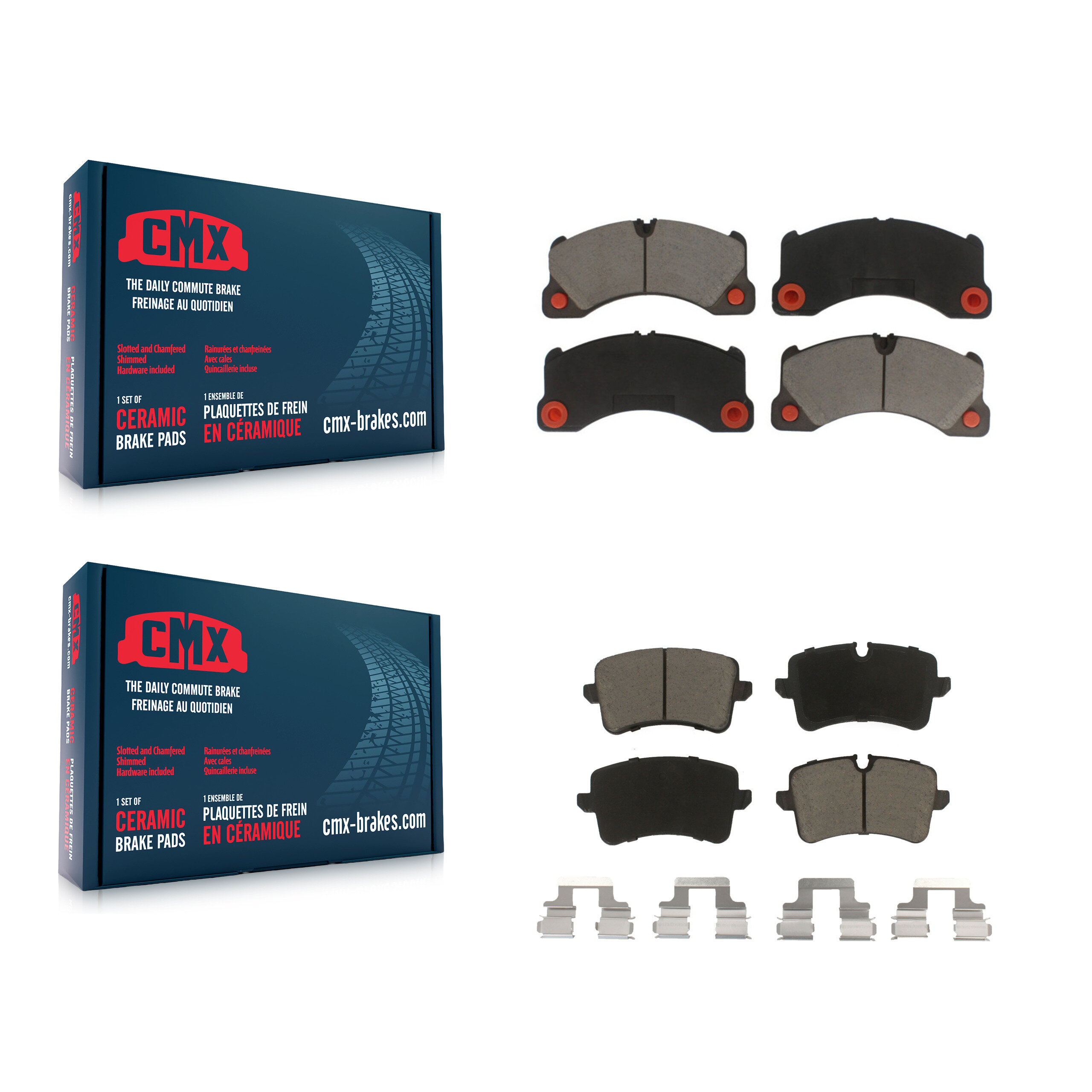CMX - KCX-100156 - Front and Rear Disc Brake Pad Kits