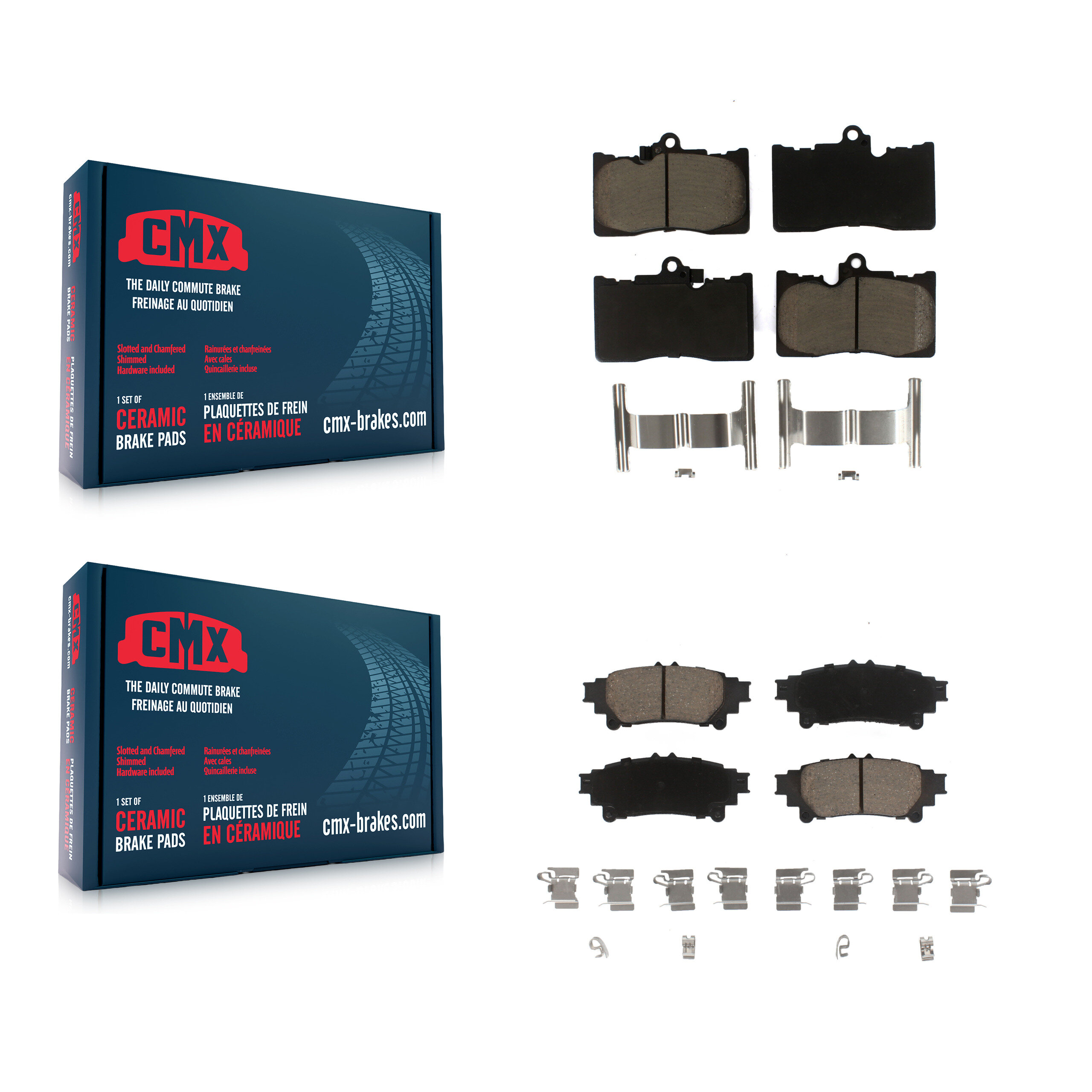 CMX - KCX-100161 - Front and Rear Disc Brake Pad Kits