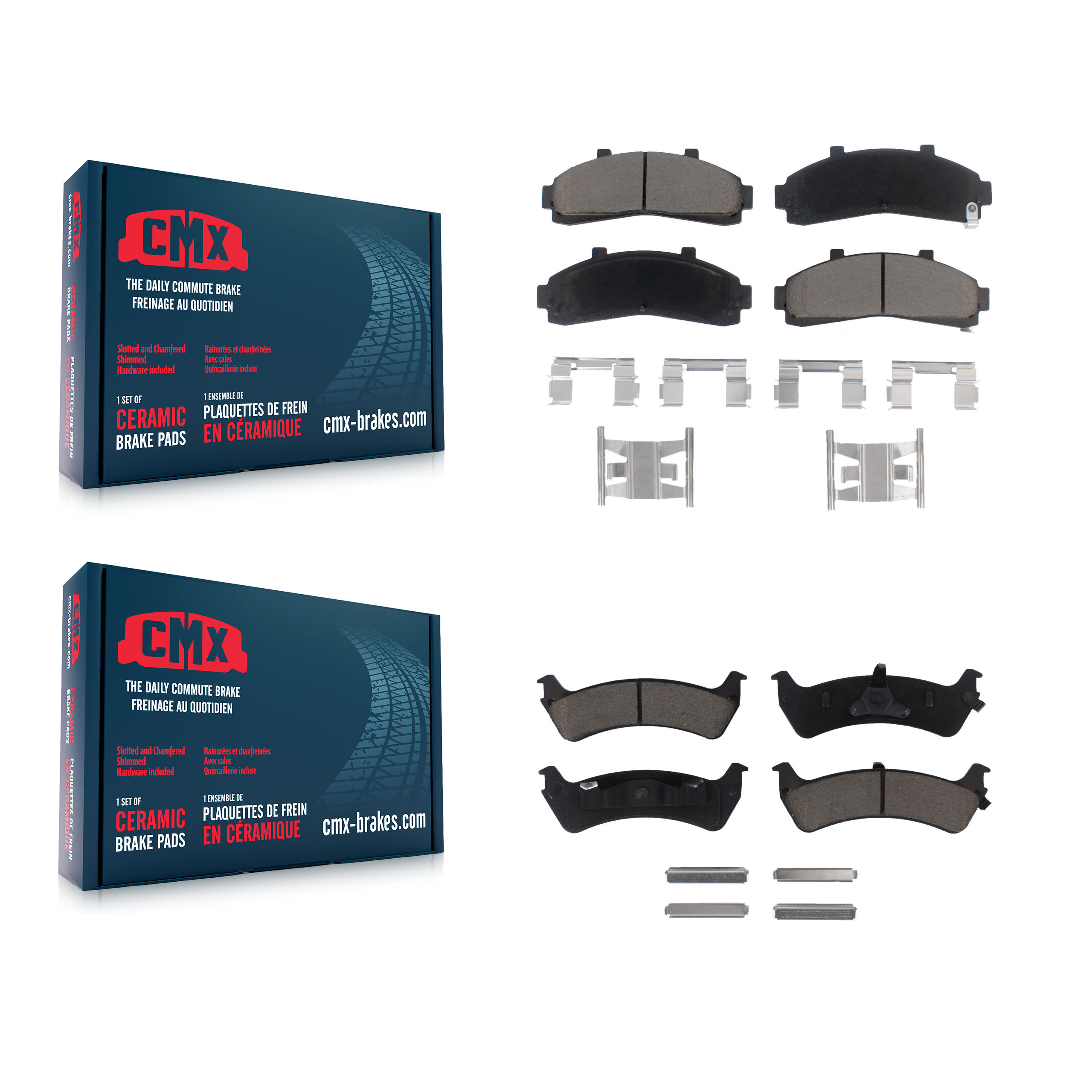 CMX - KCX-100169 - Front and Rear Disc Brake Pad Kits