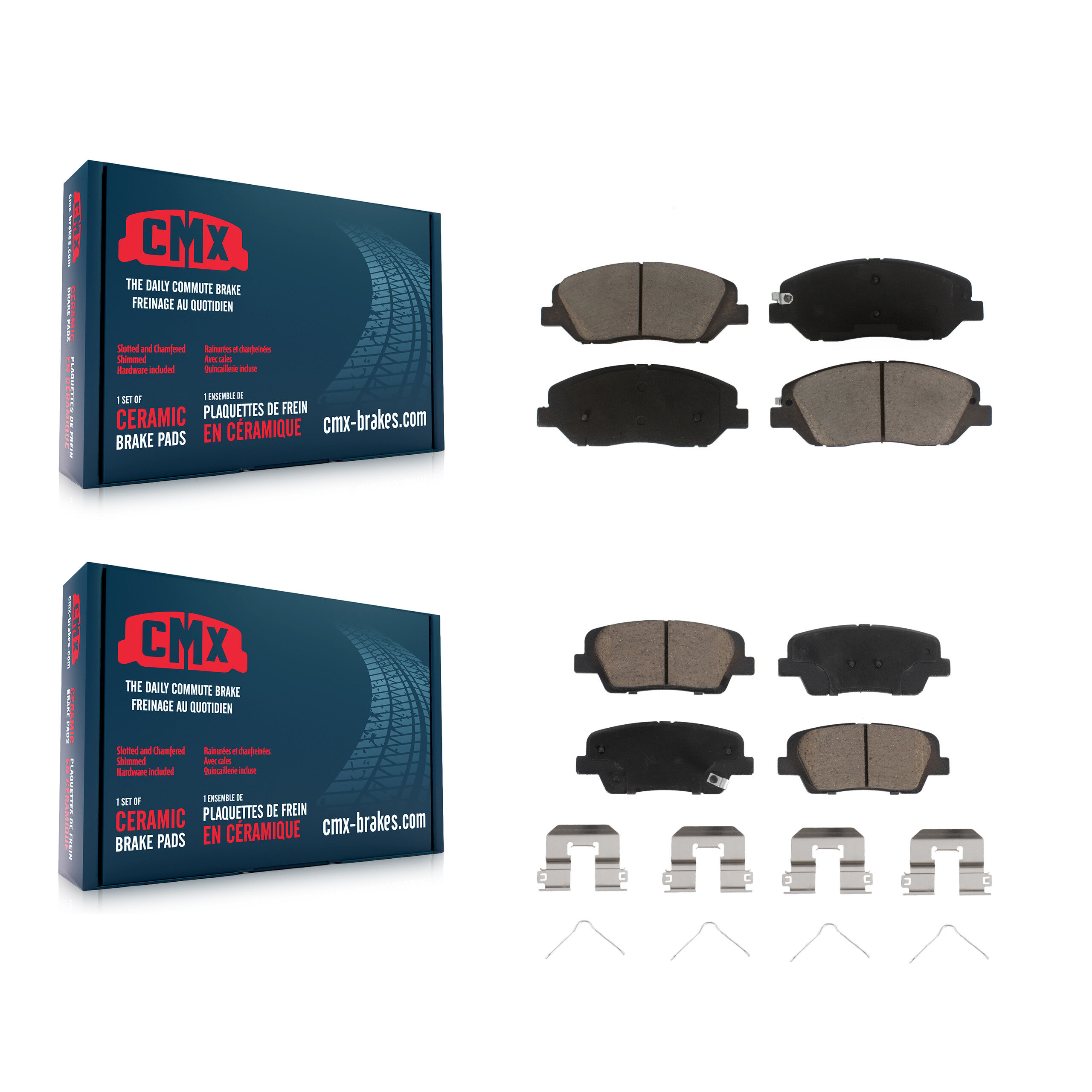 CMX - KCX-100172 - Front and Rear Disc Brake Pad Kits