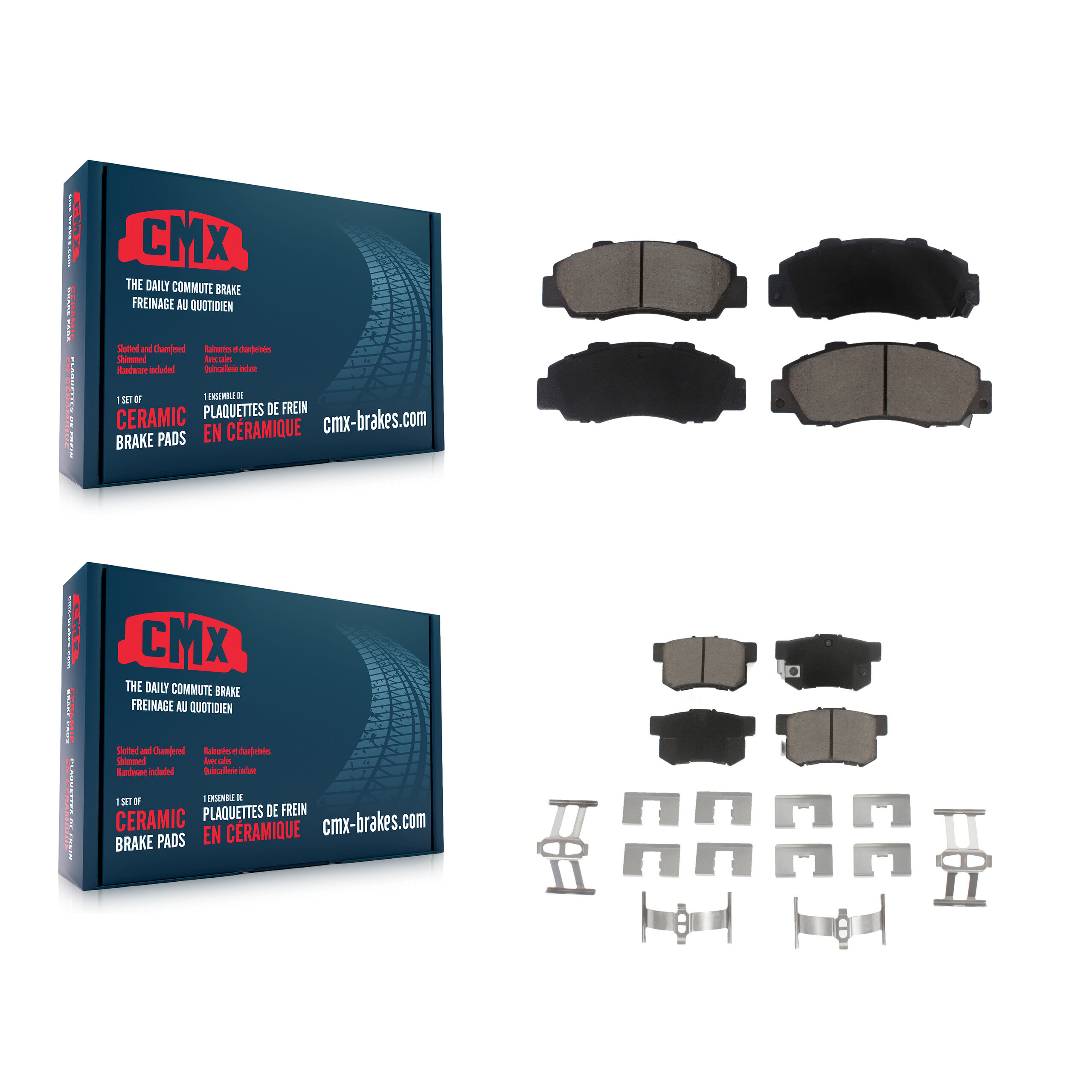 CMX - KCX-100173 - Front and Rear Disc Brake Pad Kits