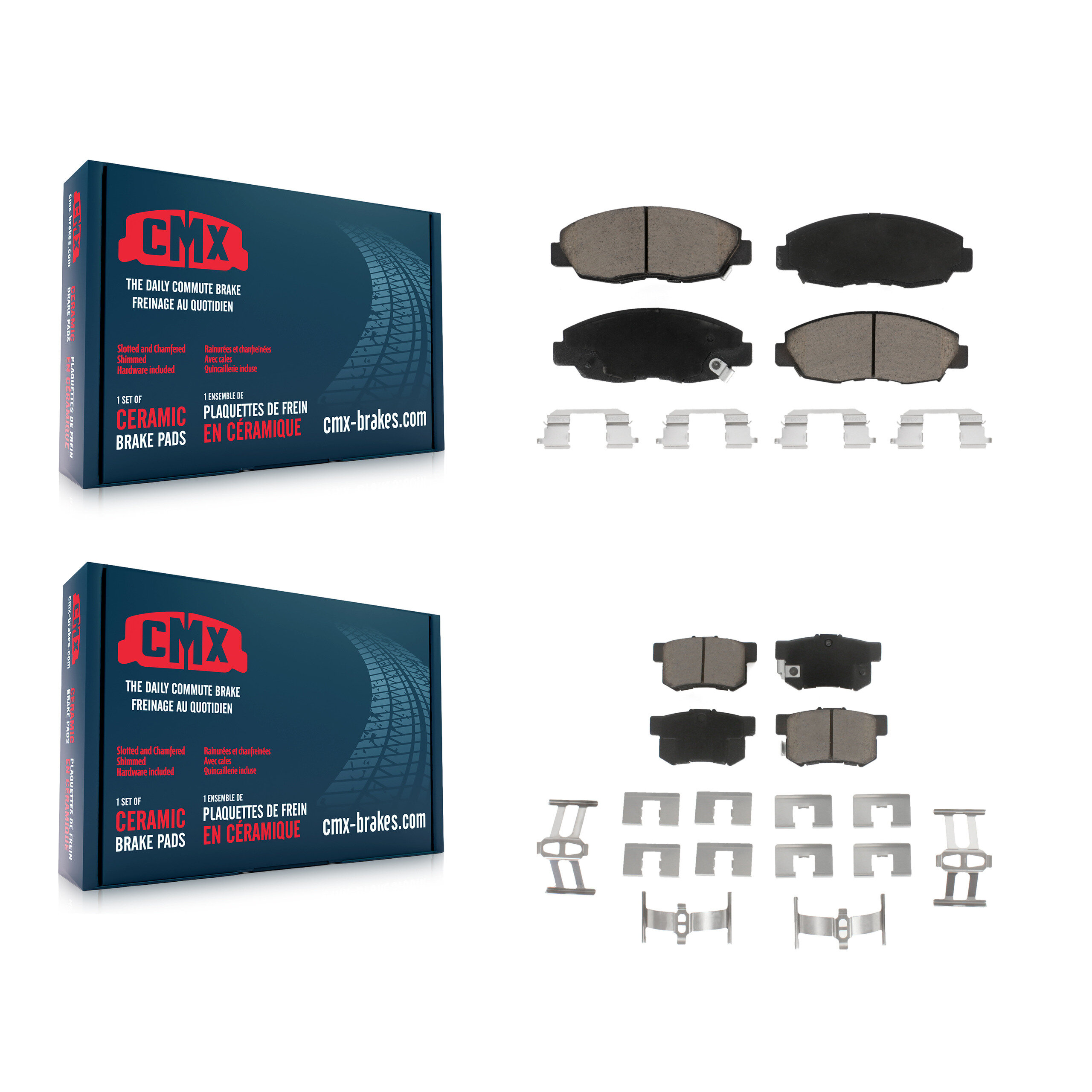 CMX - KCX-100174 - Front and Rear Disc Brake Pad Kits