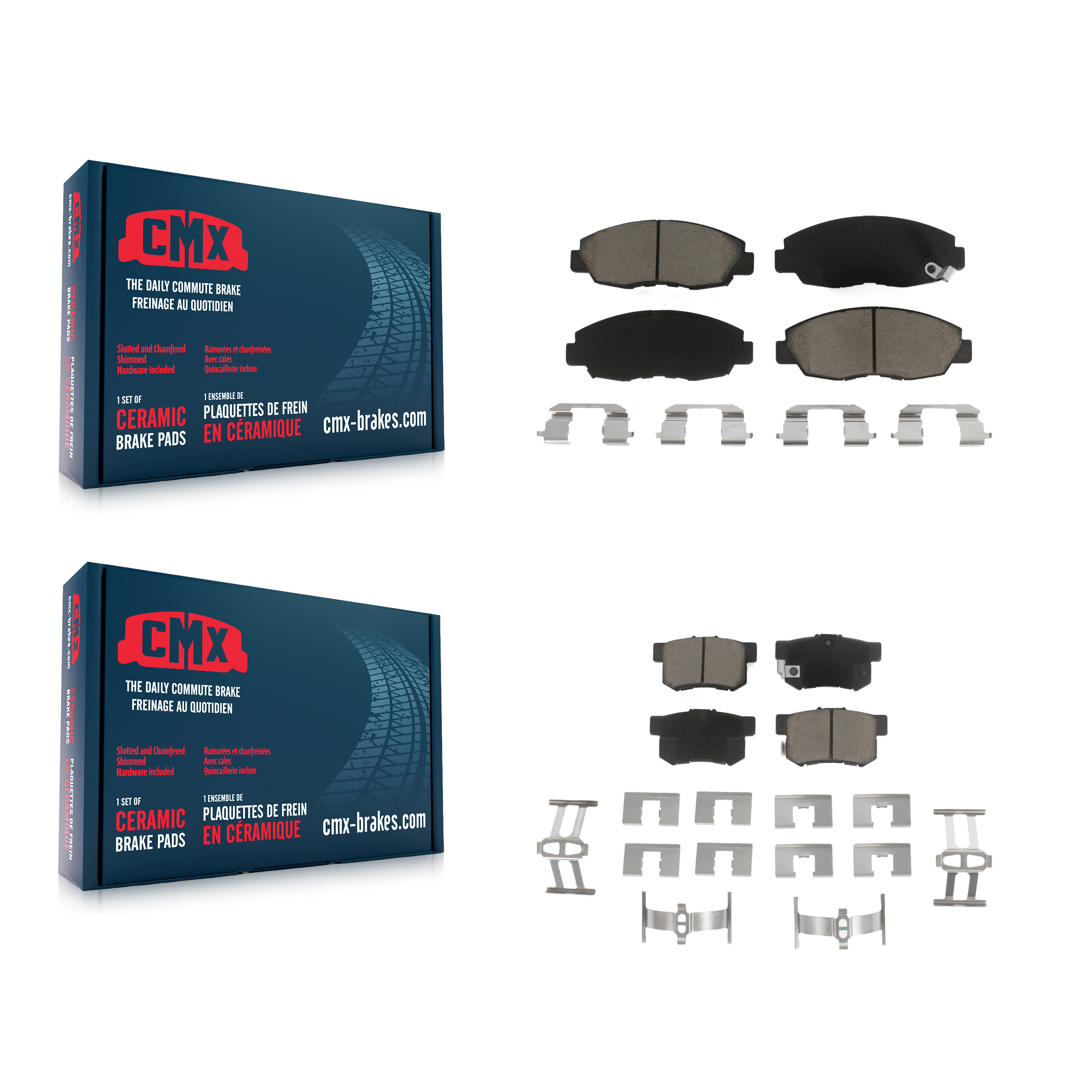 CMX - KCX-100175 - Front and Rear Disc Brake Pad Kits