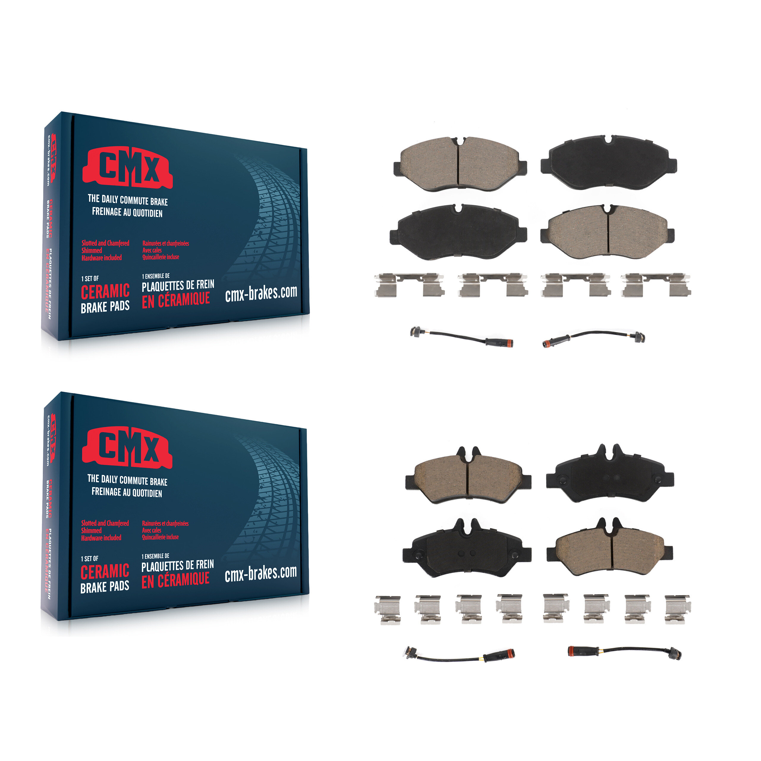 CMX - KCX-100176 - Front and Rear Disc Brake Pad Kits