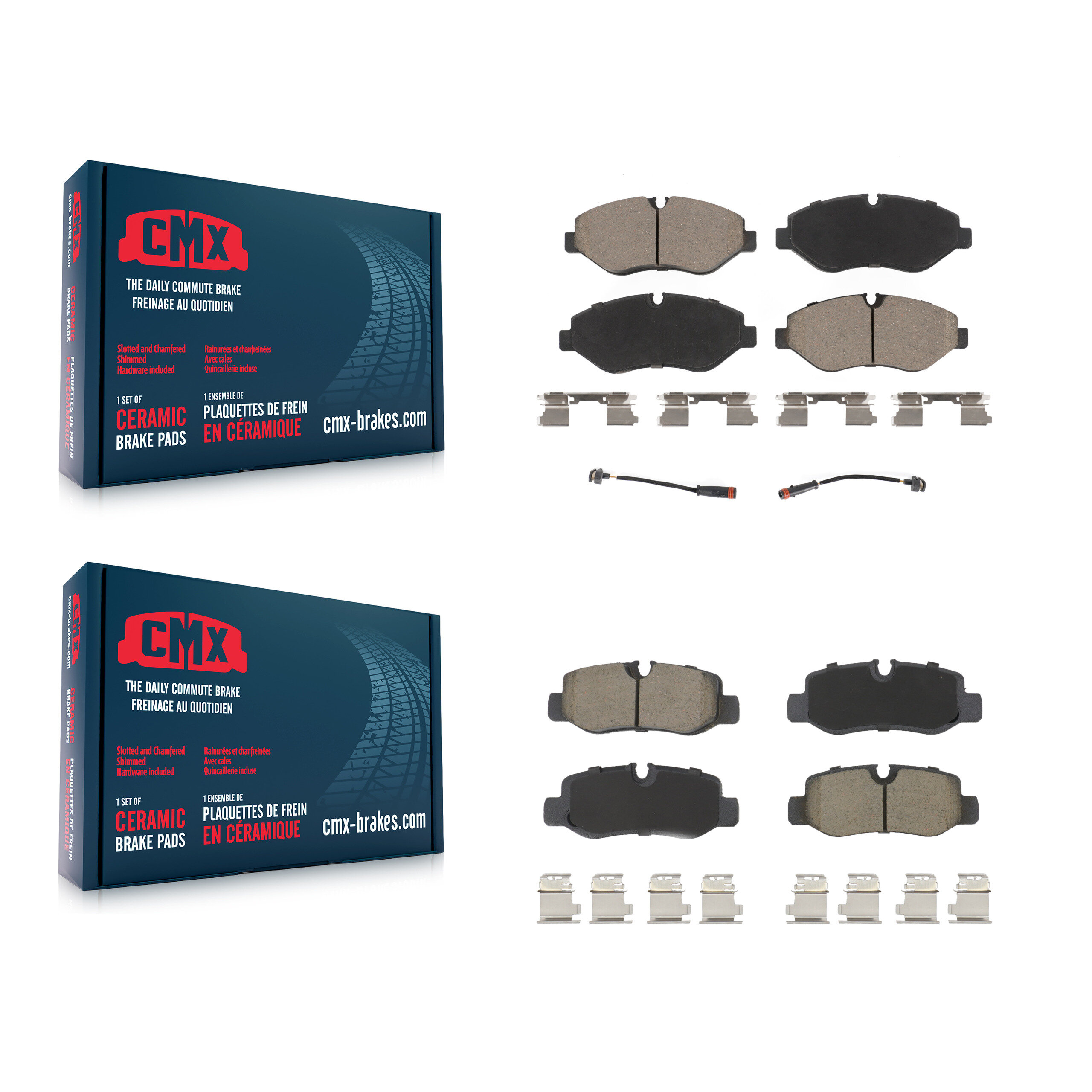 CMX - KCX-100177 - Front and Rear Disc Brake Pad Kits