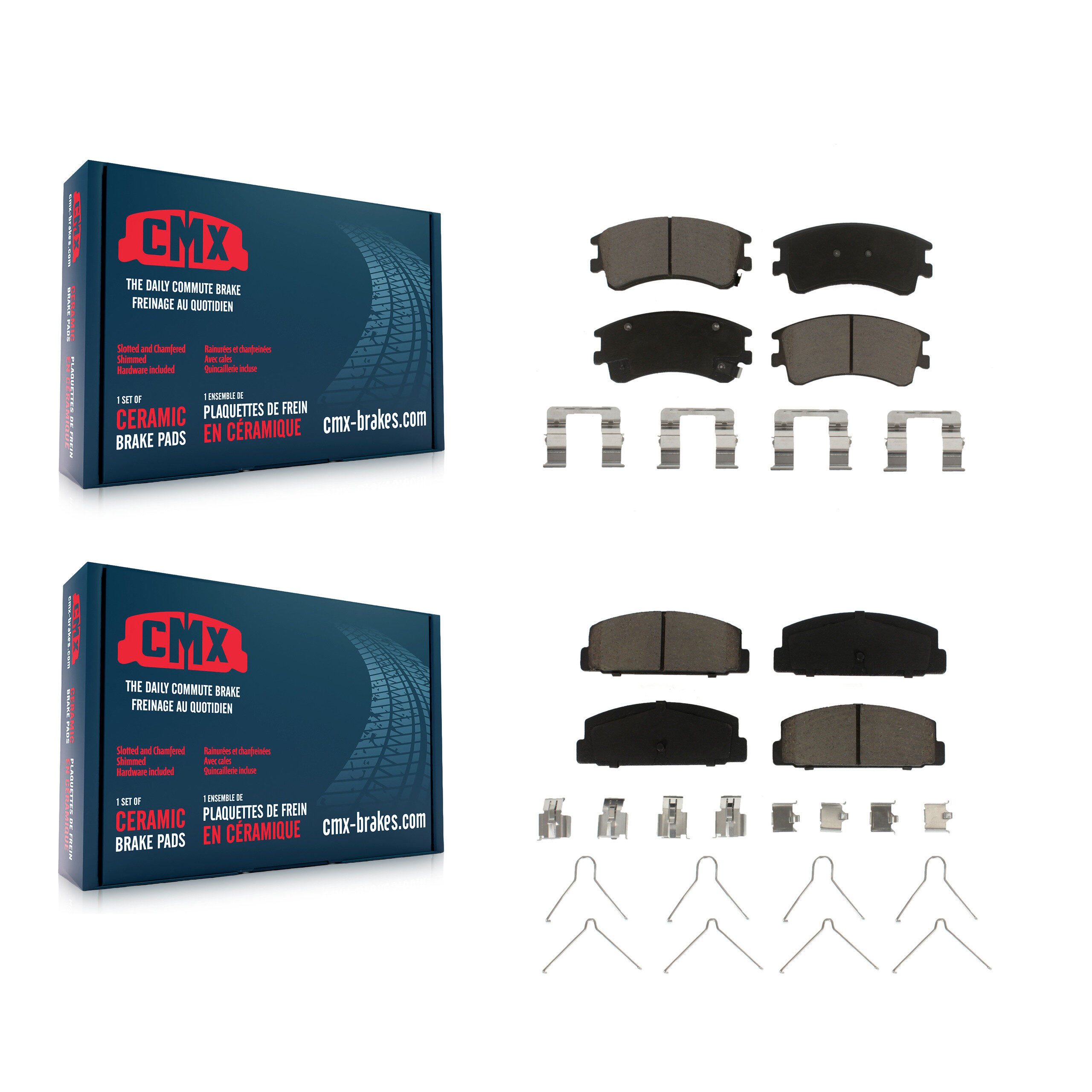 CMX - KCX-100184 - Front and Rear Disc Brake Pad Kits